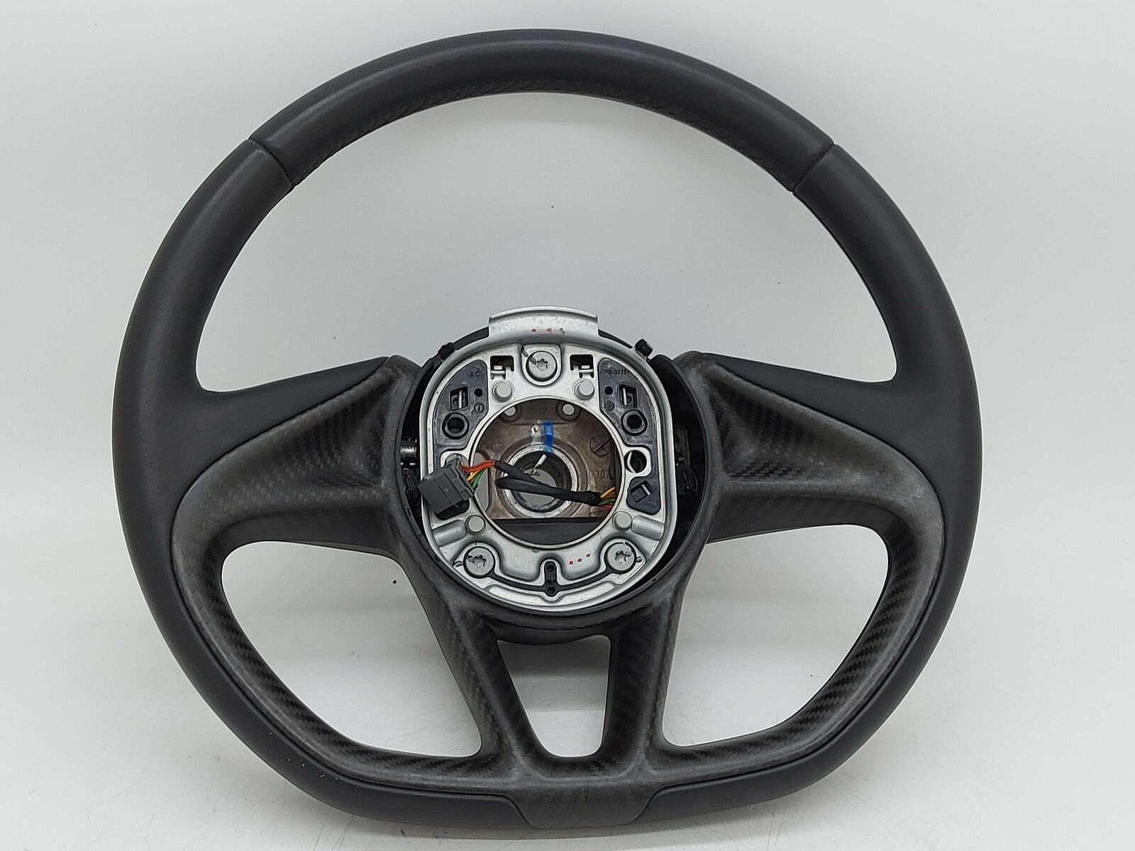 2021 MCLAREN GT STEERING WHEEL LEATHER W/ CARBON FIBER TRIM *NOTES* 14NA333MP