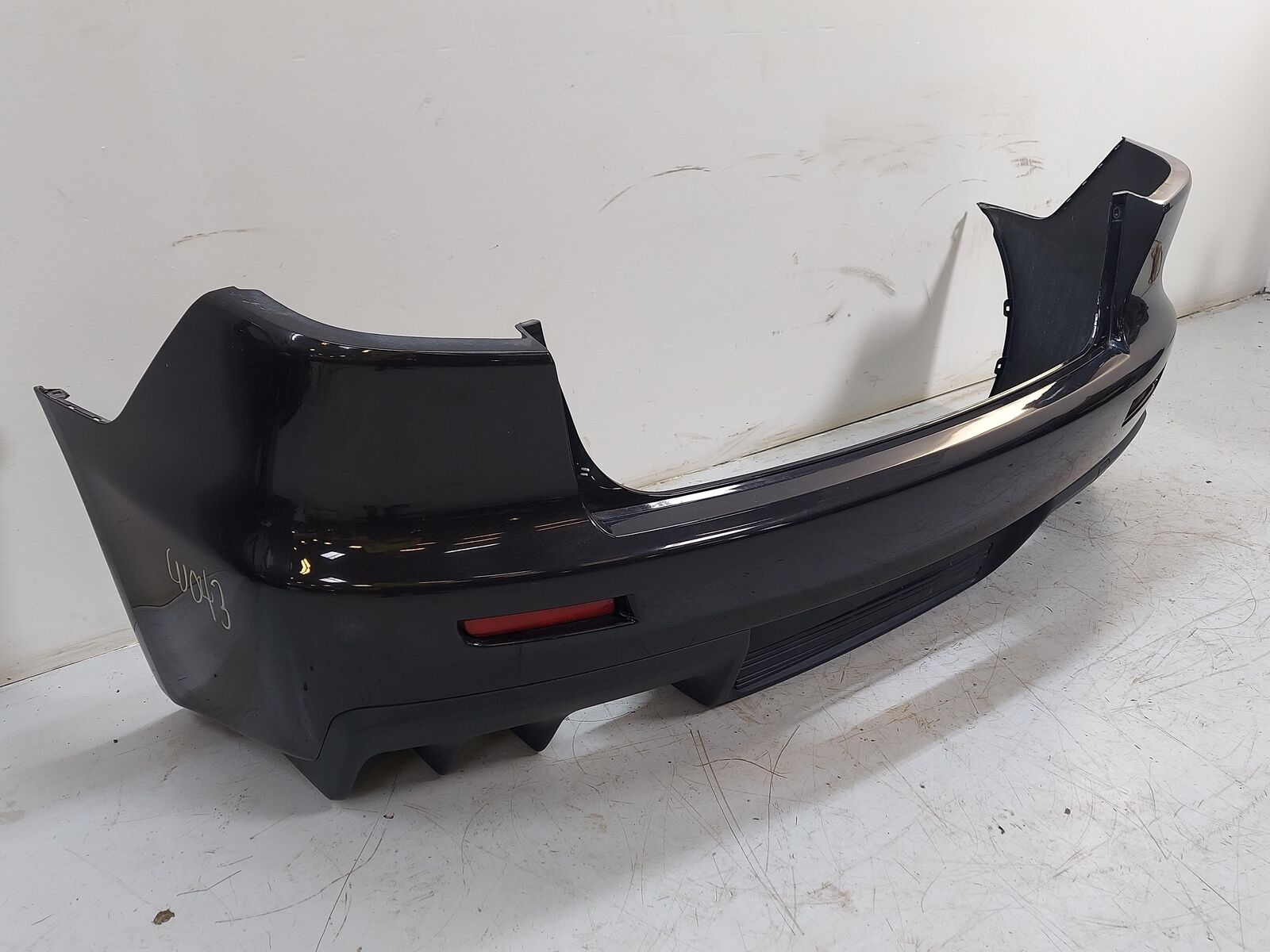 08 10-15 MITSUBISHI LANCER EVOLUTION MR REAR BUMPER GREY W/ DIFFUSER