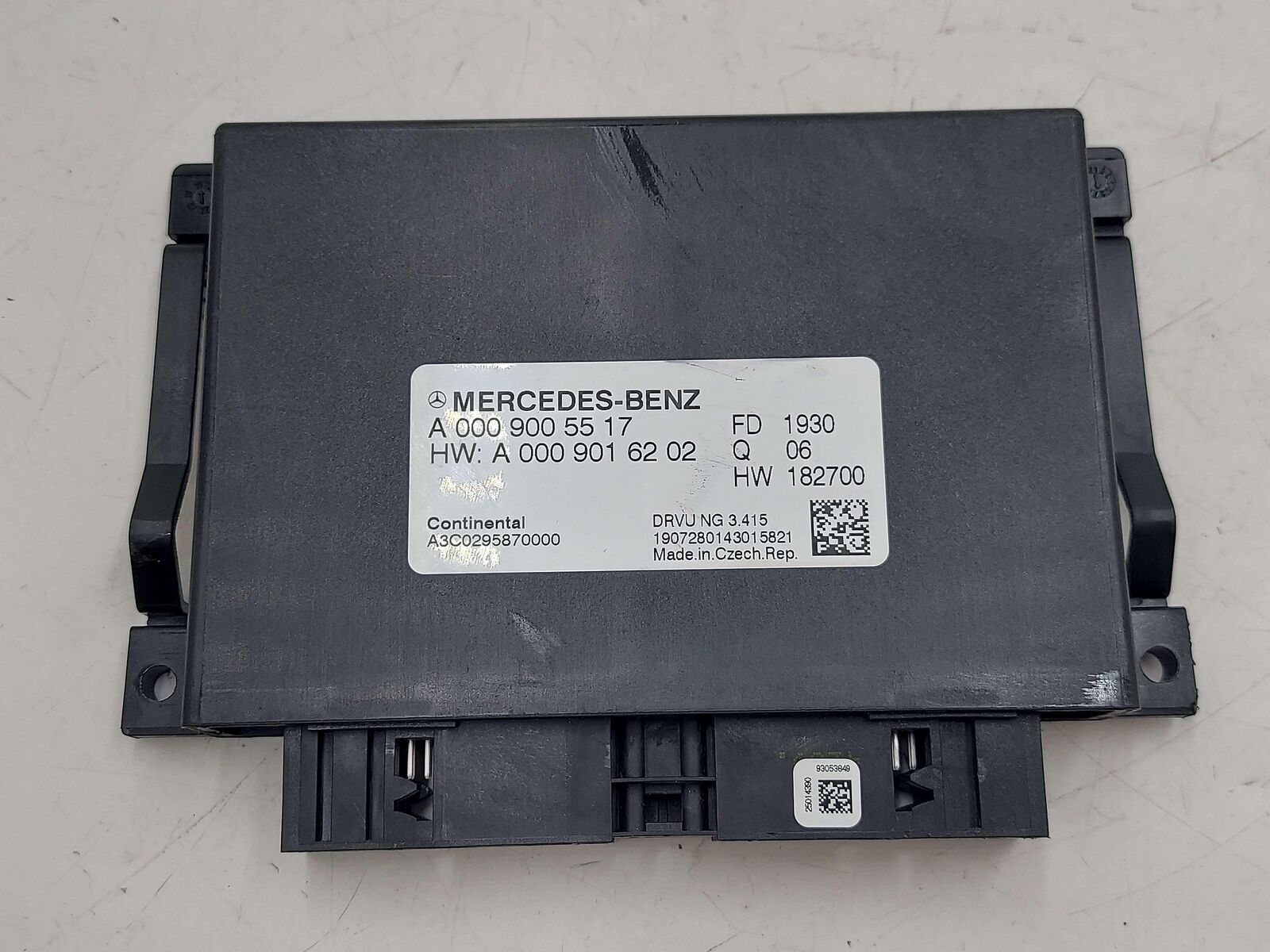 19-20 Mercedes E63s AMG W213 TCM Transmission Control Module Unit A0009016202