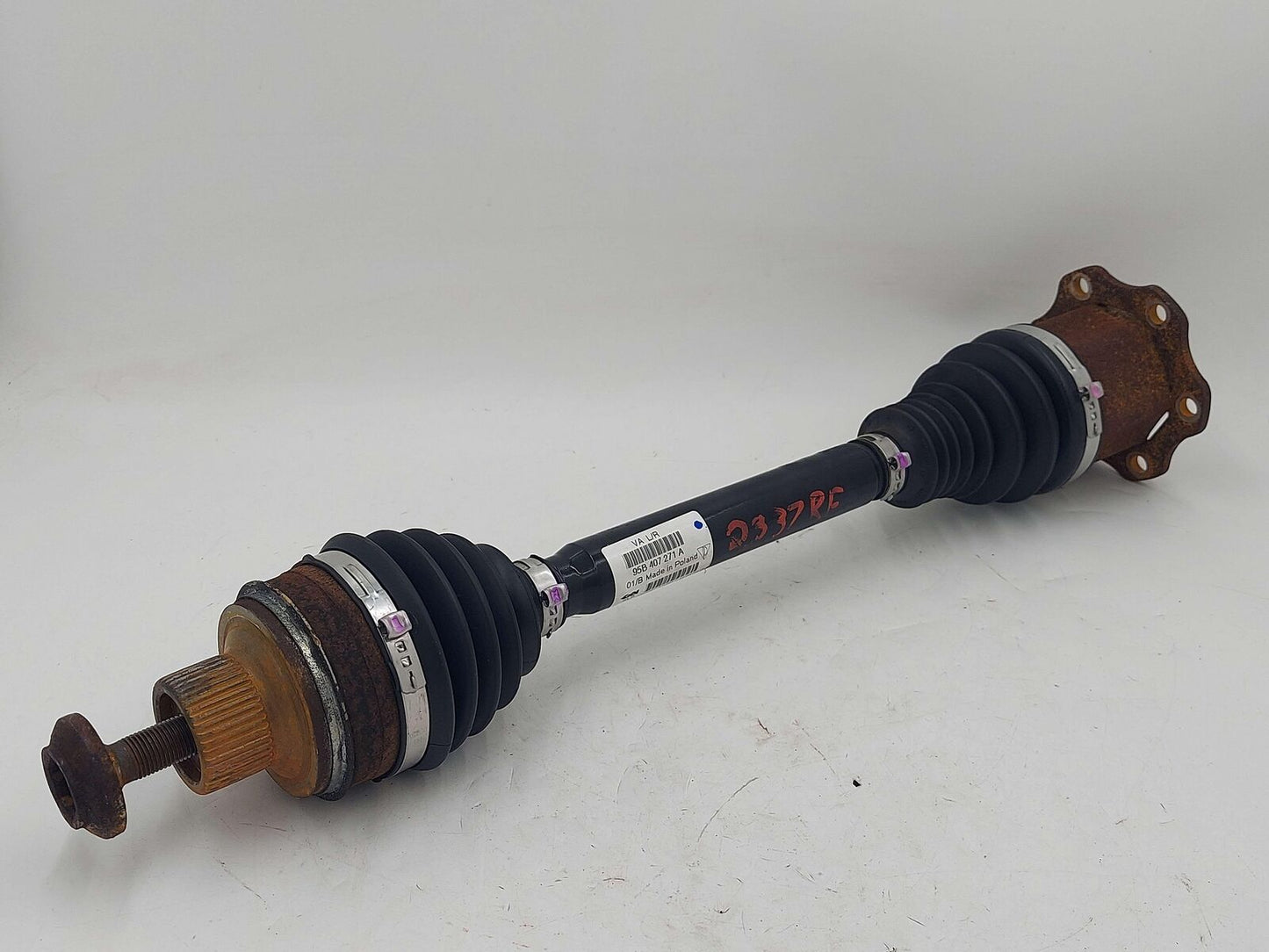 15-16 PORSCHE MACAN 95B S FRONT RIGHT AXLE SHAFT 95B407271A 8K0407283B