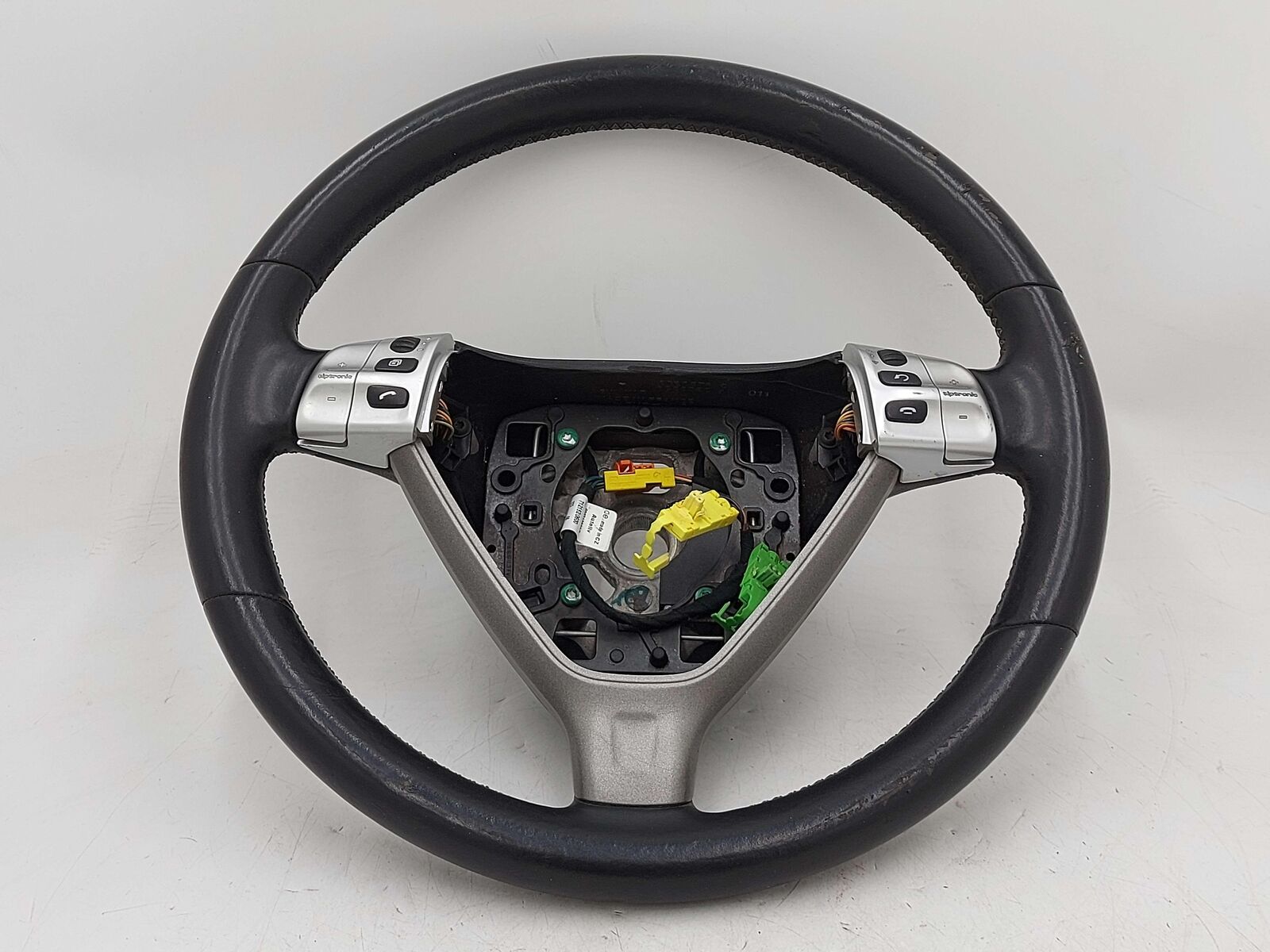 05-09 Porsche 911 997 Carrera S STEERING WHEEL TIPTRONIC BLACK LEATHER