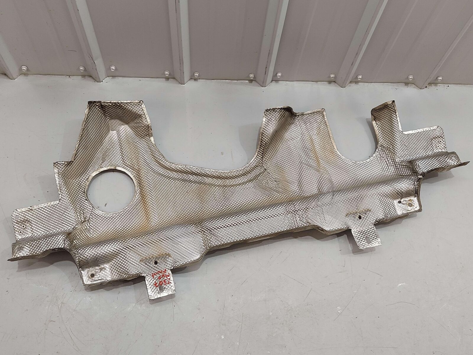 2009 Audi R8 Forward Muffler Exhaust Manifold Heat Shield 420825613B 54K KMS