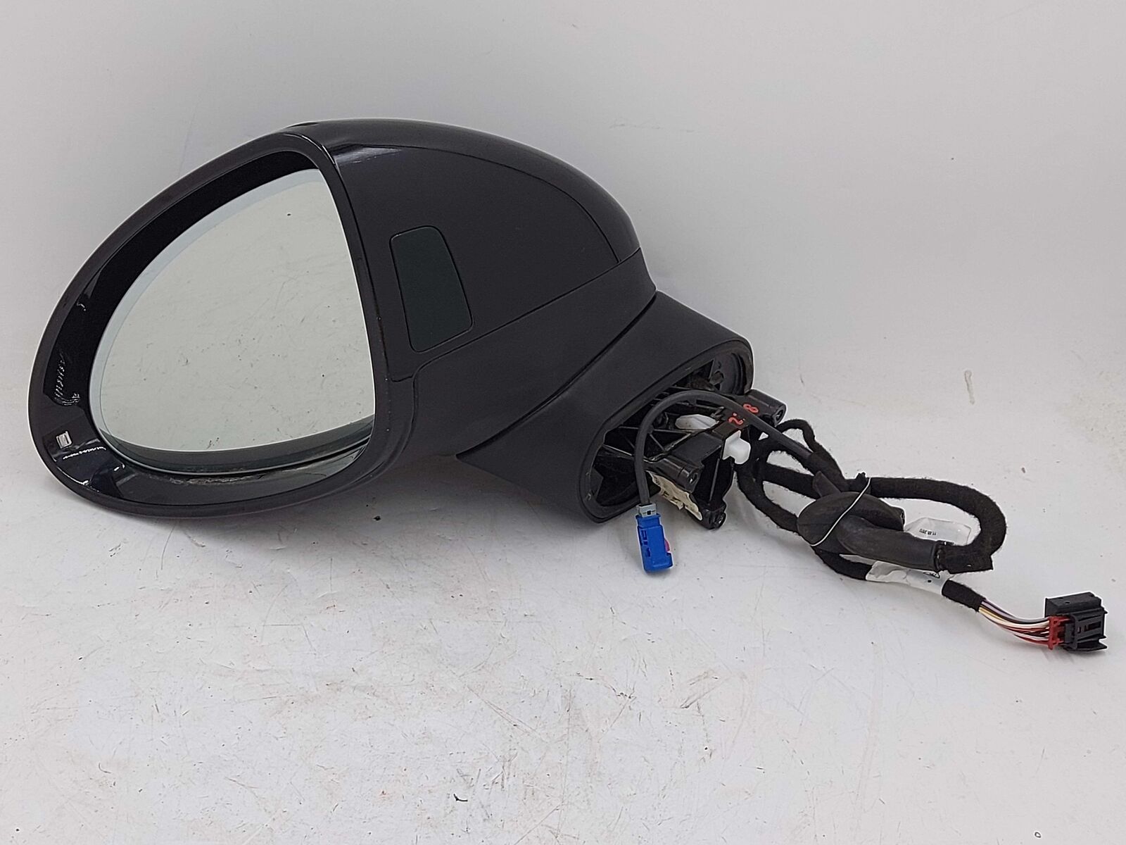 17-18 PORSCHE CAYENNE 958 S E-HYBRID LEFT DOOR MIRROR JET BLACK 2T