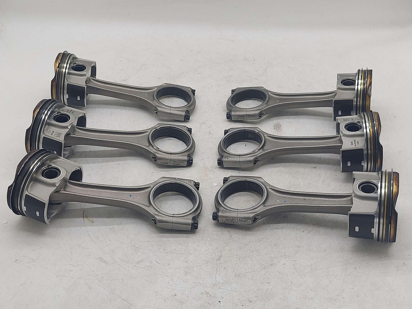 2023 MCLAREN ARTURA 3.0L V6 SET OF 6 PISTON & RODS 16FB104CP