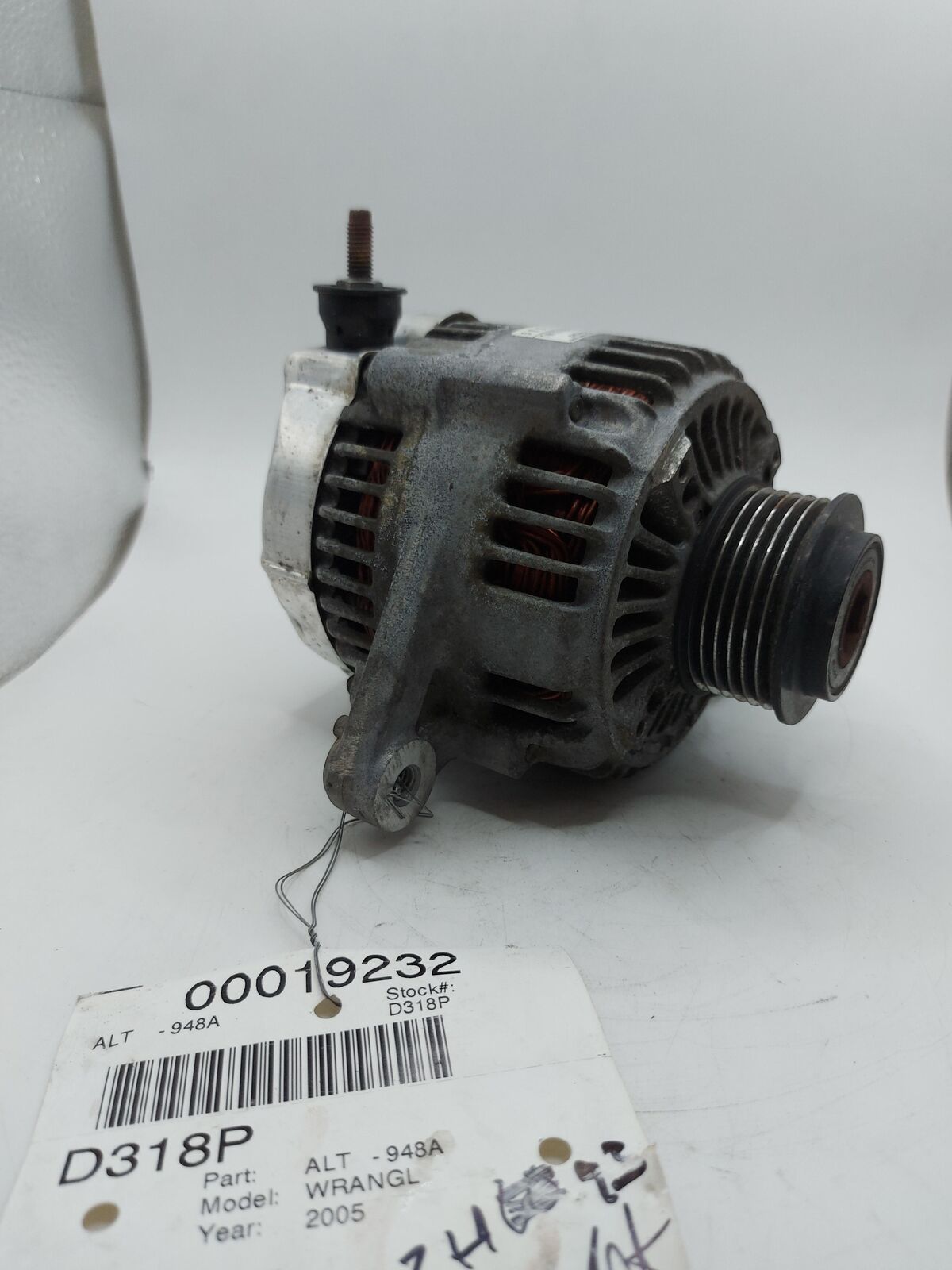 02 03 04 05 06 JEEP WRANGLER Alternator 56044530ac 2.4L 75K KM's