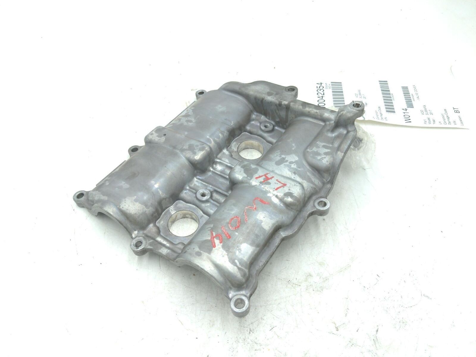 17 SUBARU WRX LH LEFT VALVE COVER