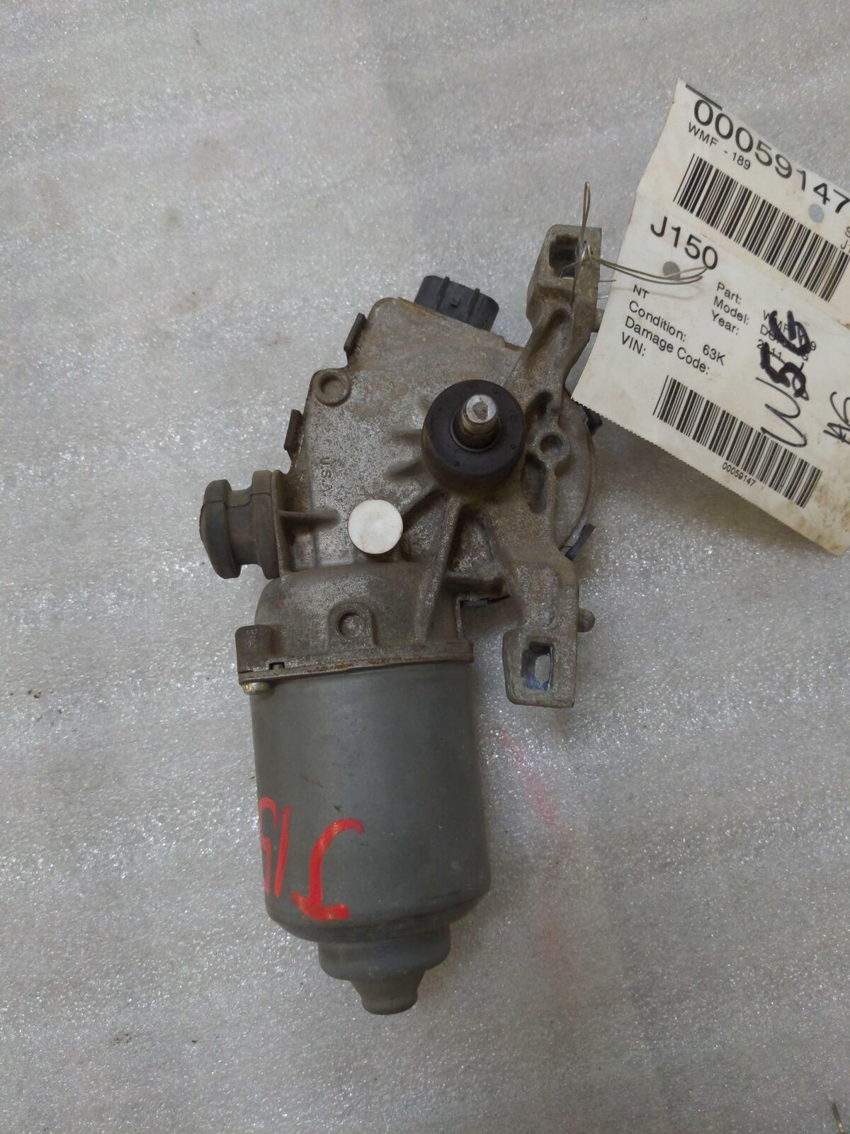 J150 2011 DODGE DURANGO Front Wiper Motor 55079158ad