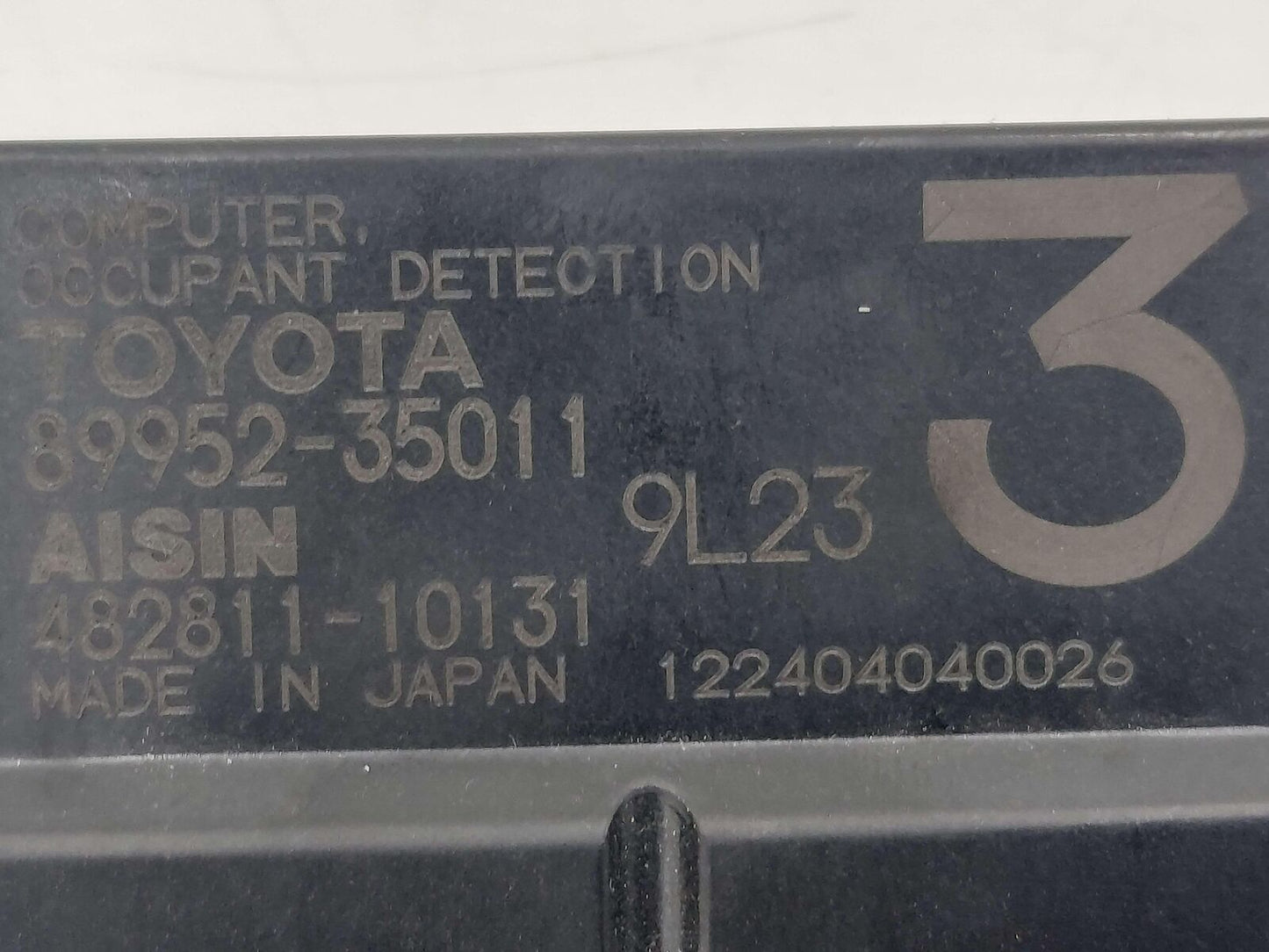 05-23 TOYOTA TACOMA TRD OCCUPANT DETECTION CONTROL MODULE 89952-35011 OEM