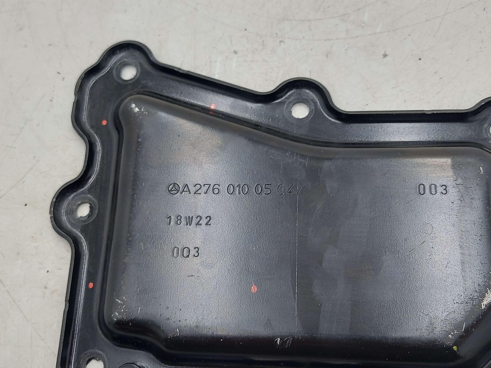 15-21 MERCEDES C43 W205 3.0L LOWER ENGINE OIL PAN A2760100504 276.823 MINOR DENT