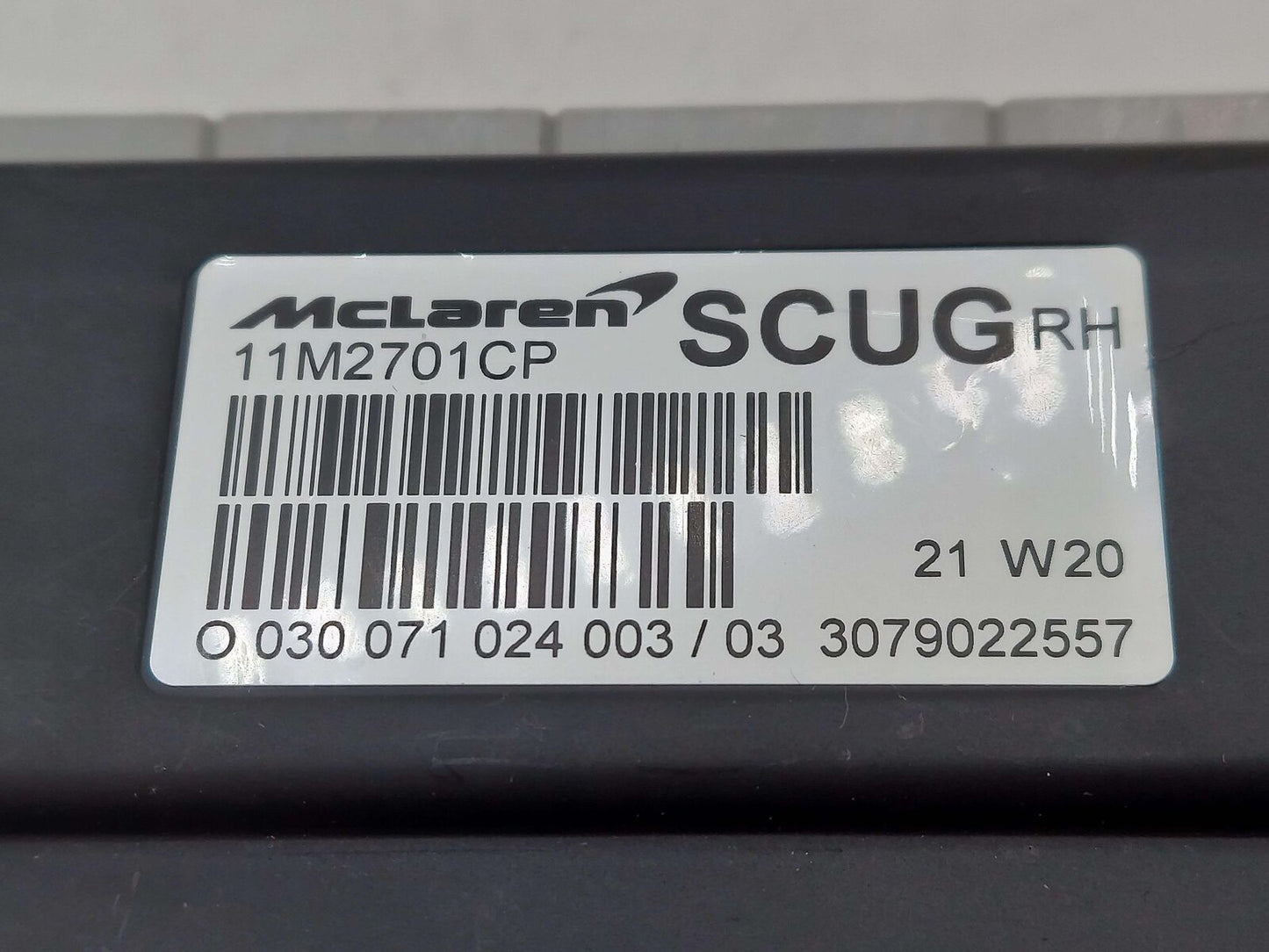 2021 MCLAREN GT SCUG CONTROL MODULE 11M2701CP 22MA075CP