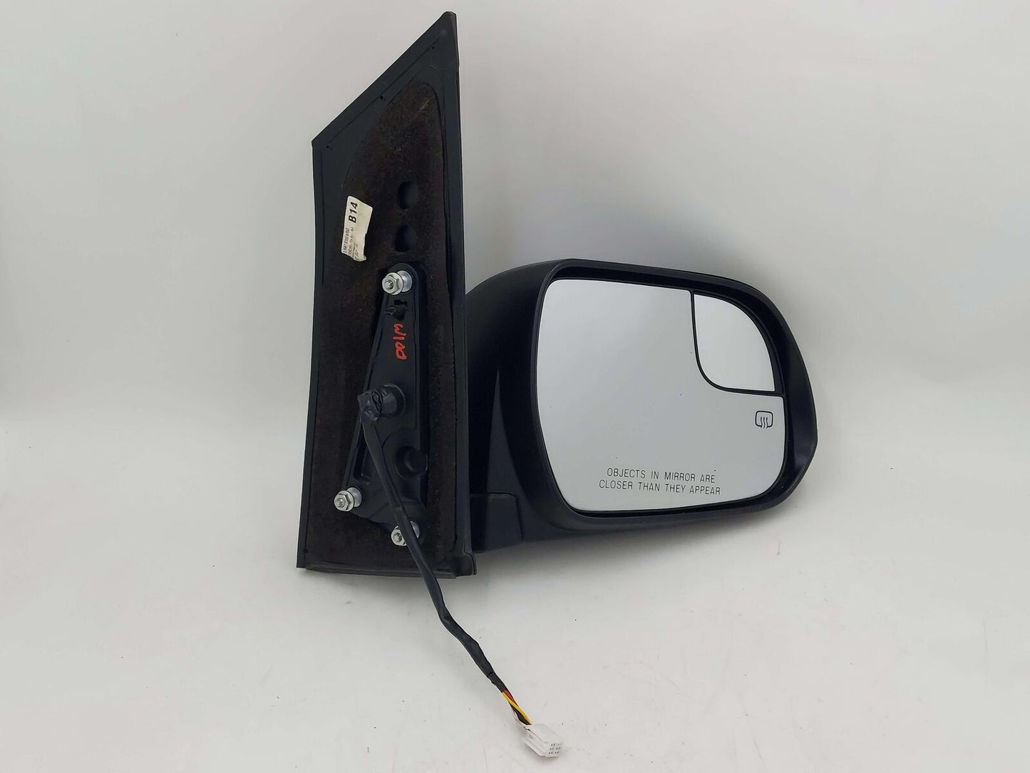 15-17 TOYOTA SIENNA SE RIGHT DOOR MIRROR HEATED MIDNIGHT BLACK 879108150C1