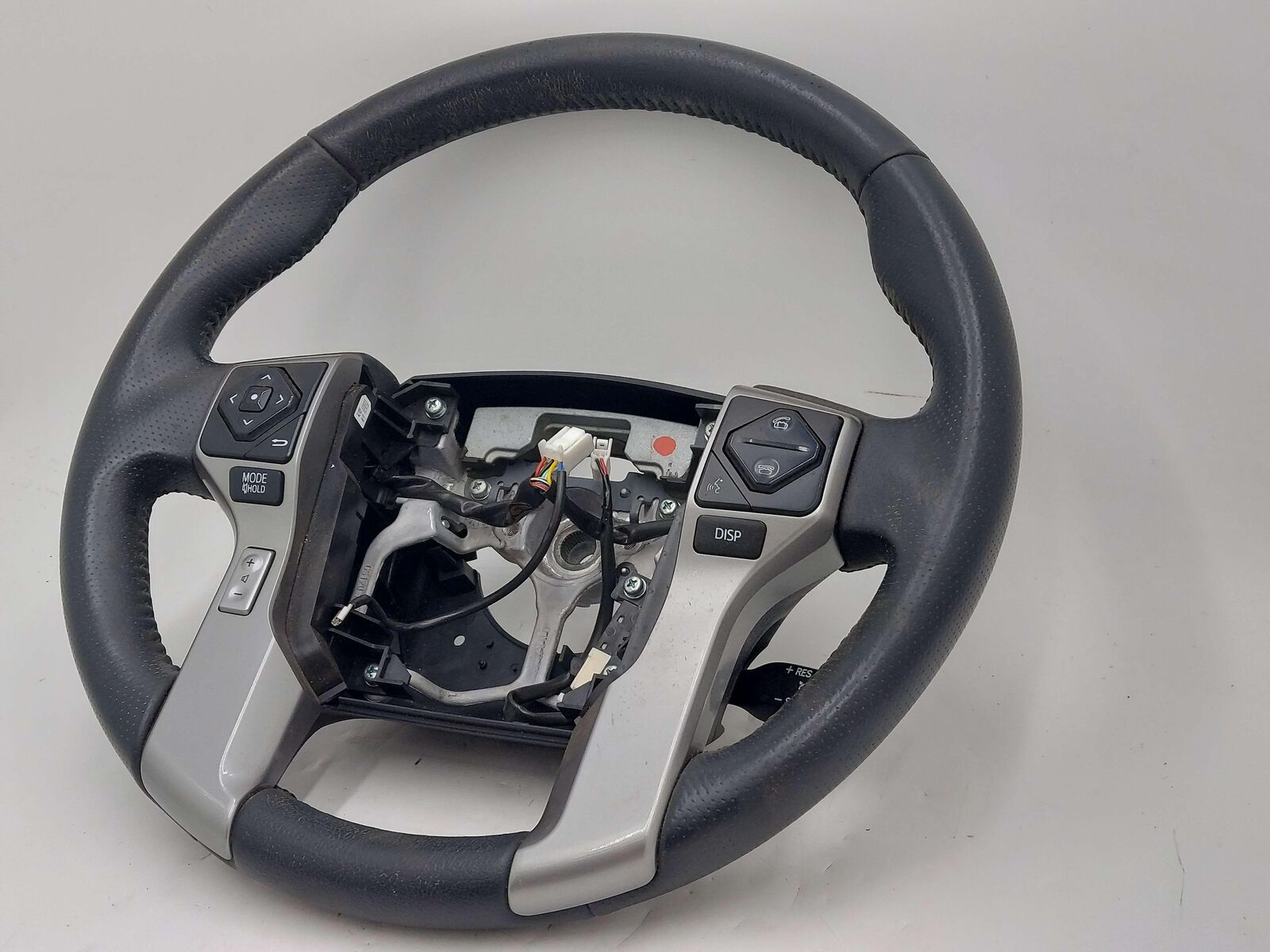 10-23 TOYOTA 4RUNNER STEERING WHEEL BLACK LEATHER LA24 4510035540C0 *WORN*