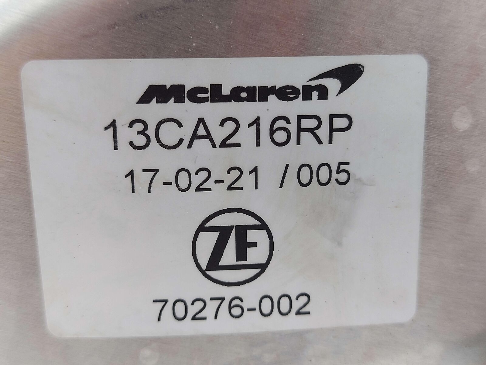 2023 McLaren Artura Power Brake Booster 13CA216RP 3K KM