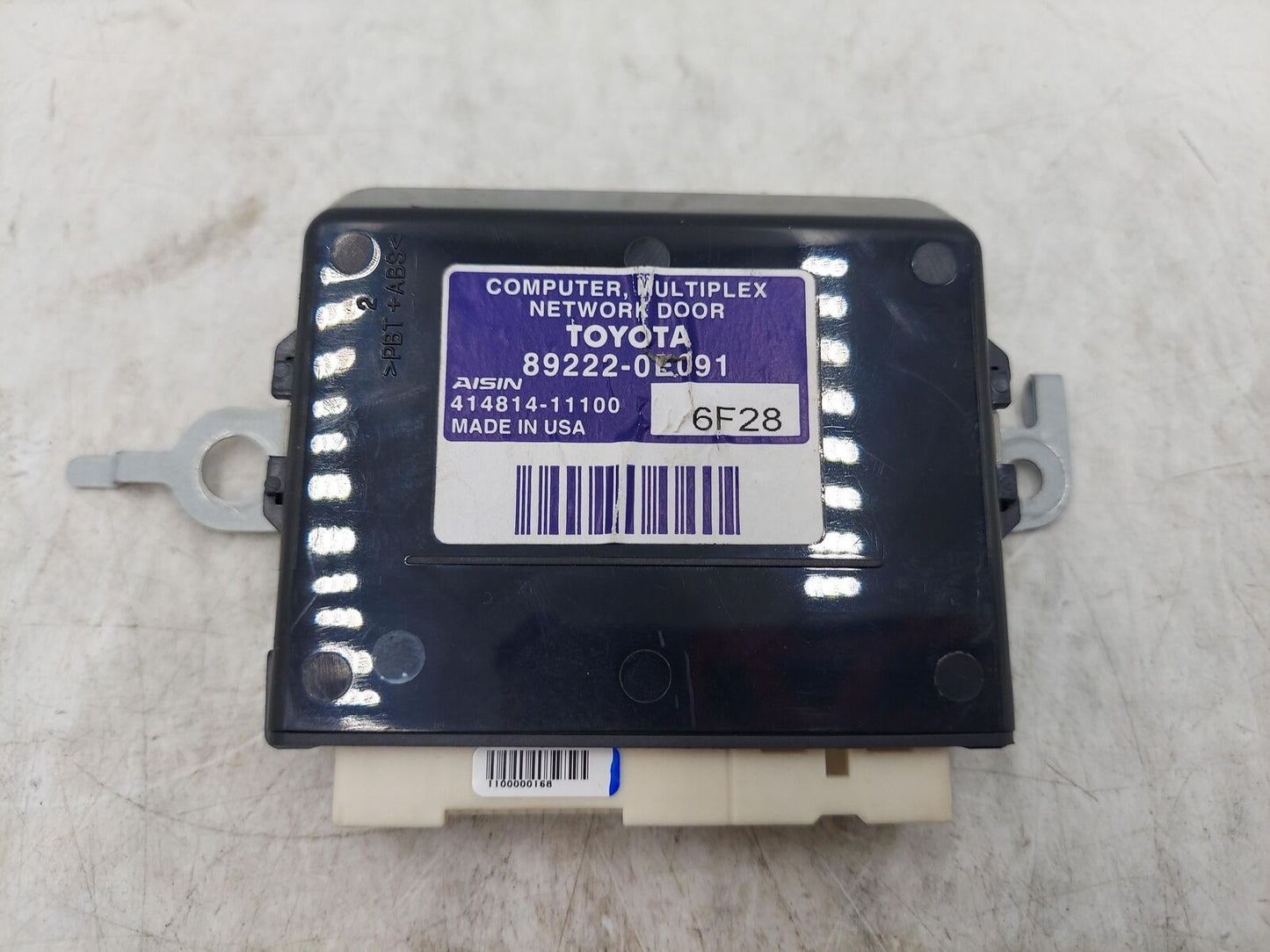 16-17 LEXUS RX450 HYBRID MPX MULTIPLEX DOOR NETWORK CONTROL MODULE 89222-0E091