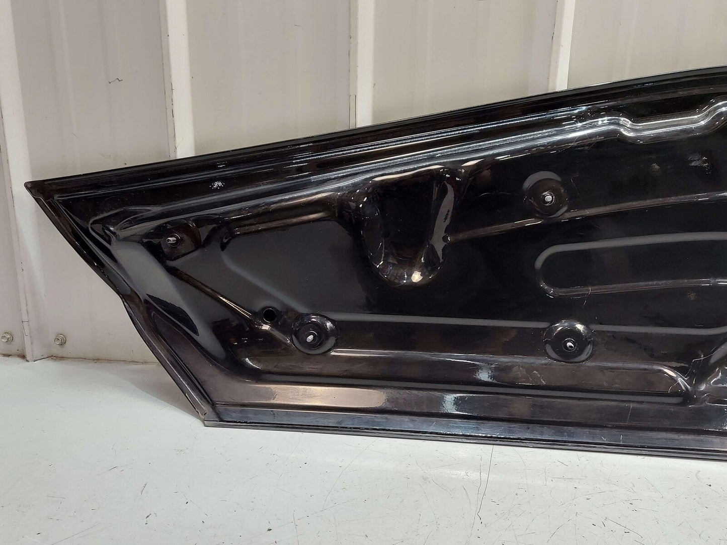 2016 MCLAREN 540C LEFT LOWER OUTER DOOR SHELL SKIN BLADE ONYX BLACK *NOTE