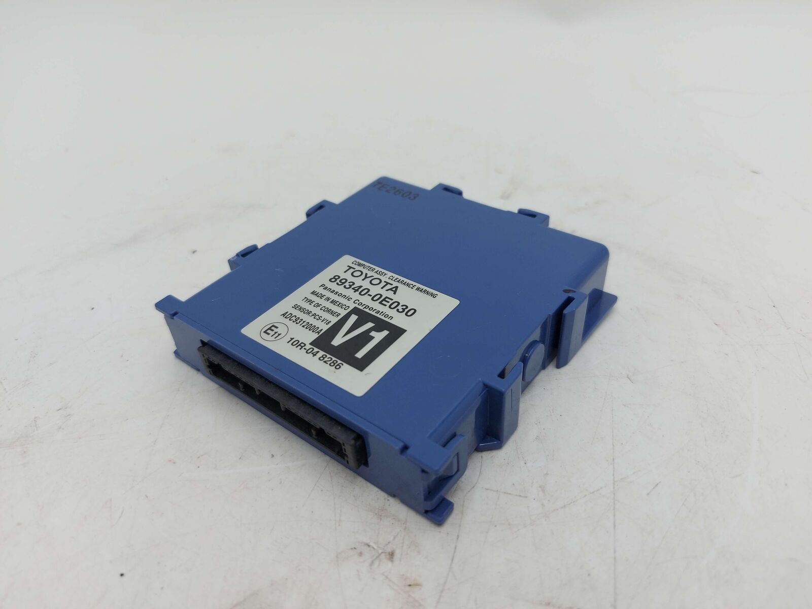 17 TOYOTA HIGHLANDER CLEARANCE WARNING CONTROL MODULE 89340-0E030