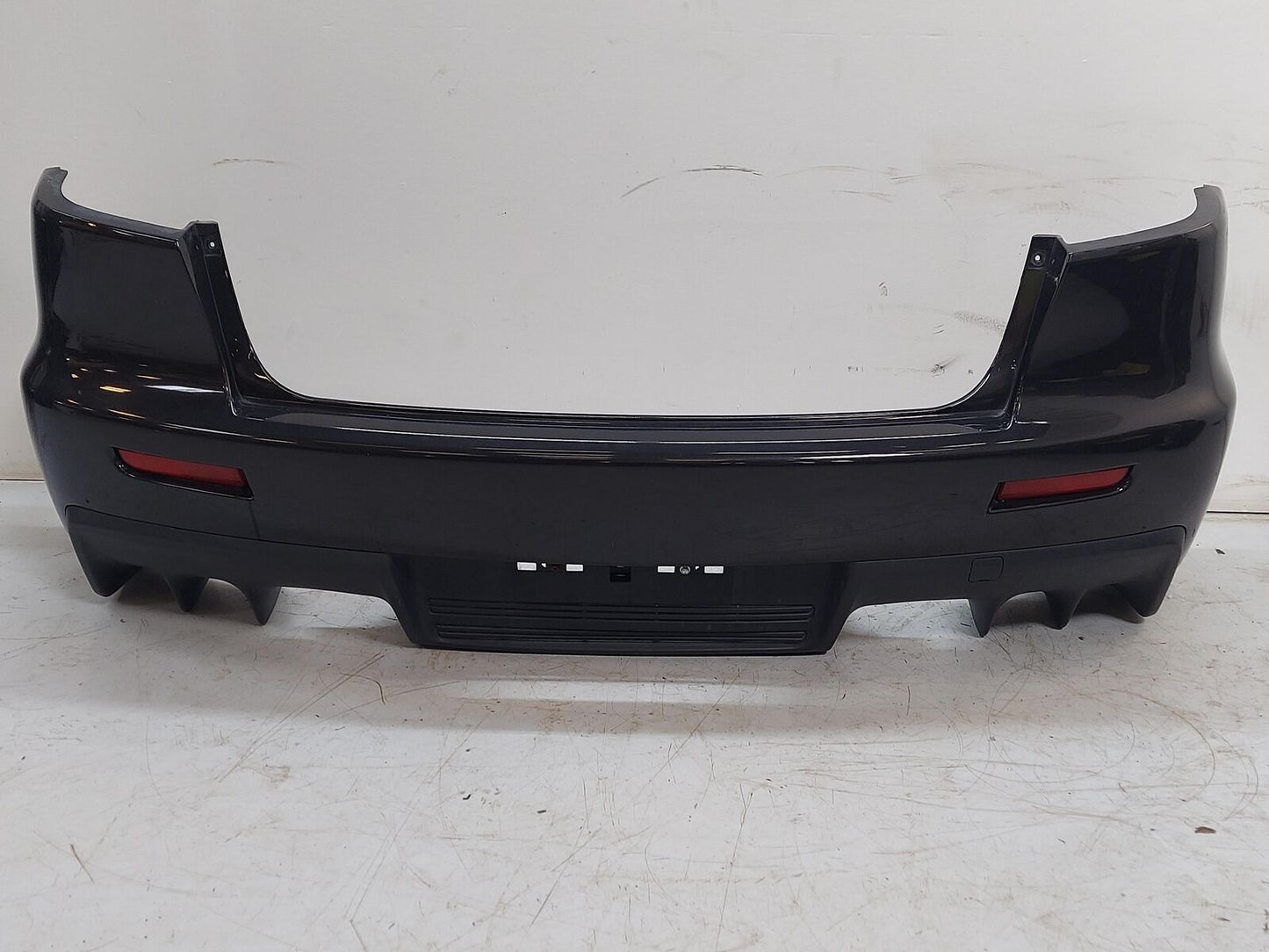 08 10-15 MITSUBISHI LANCER EVOLUTION MR REAR BUMPER GREY W/ DIFFUSER