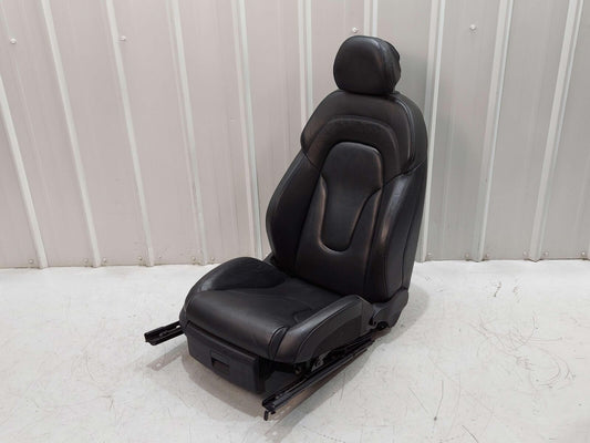 11-15 AUDI R8 FRONT SEAT RH BLACK LEATHER (JN) *FIRE DAMAGE*