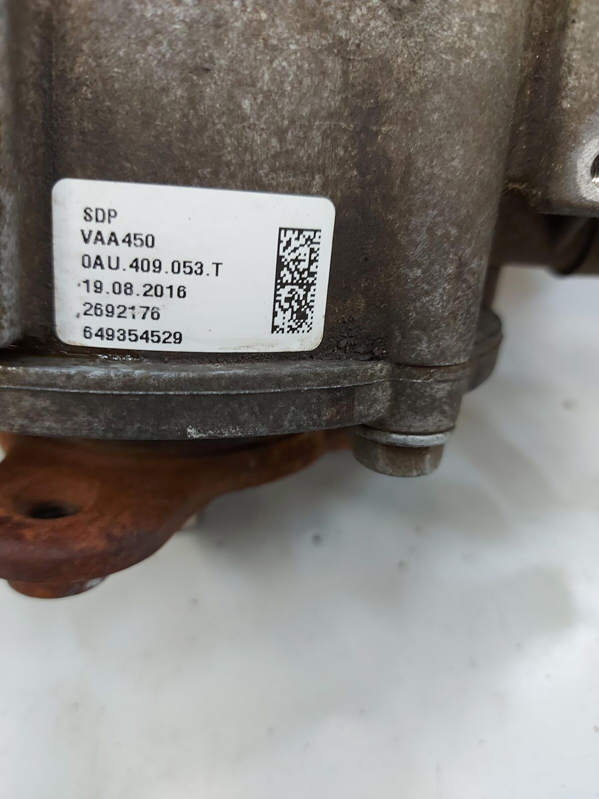 09-18 VW TIGUAN 2.0L Transfer Case 649354529 0AU409053T 79K KM'S