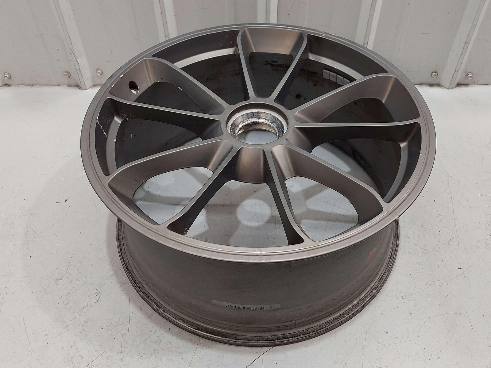 14-16 PORSCHE 911 991 GT3 FRONT WHEEL RIM 20X9 10 SPOKE ALLOY *NOTE