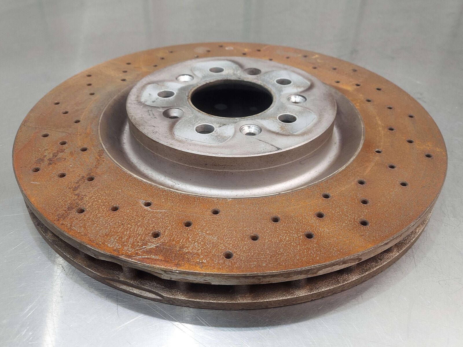 05-06 FORD GT GT40 SUPERCAR FRONT RH RIGHT BRAKE DISC ROTOR 4G7Z1125AA OEM