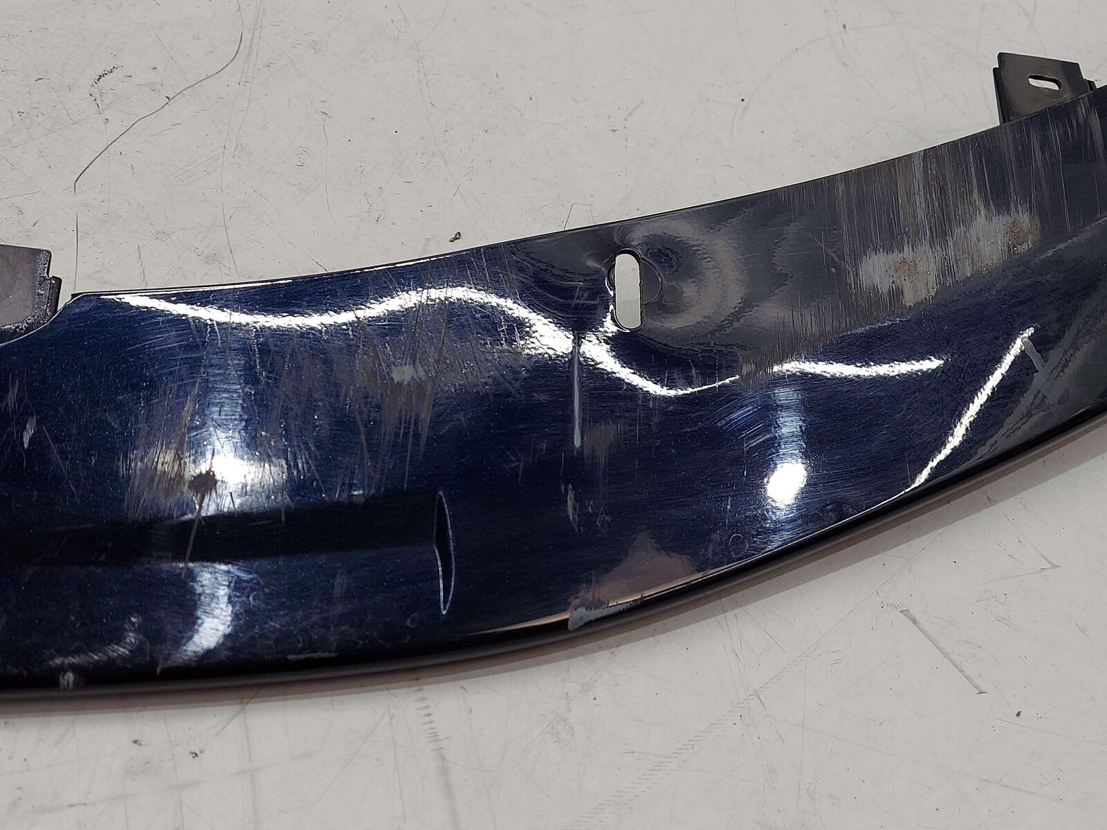 2024 ASTON MARTIN DB12 VOLANTE FRONT BUMPER LOWER LIP SPOILER ULTRAMARINE BLACK