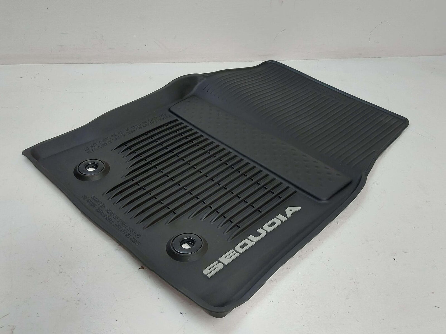 2022 TOYOTA SEQUOIA FRONT 2 PIECE RUBBER FLOOR MAT OEM PT908-0C230 *NOTE