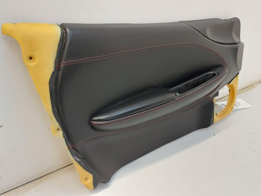 2000 FERRARI 360 MODENA Left Door Trim Panel Lh Black W/ red Stitching *scuffs*