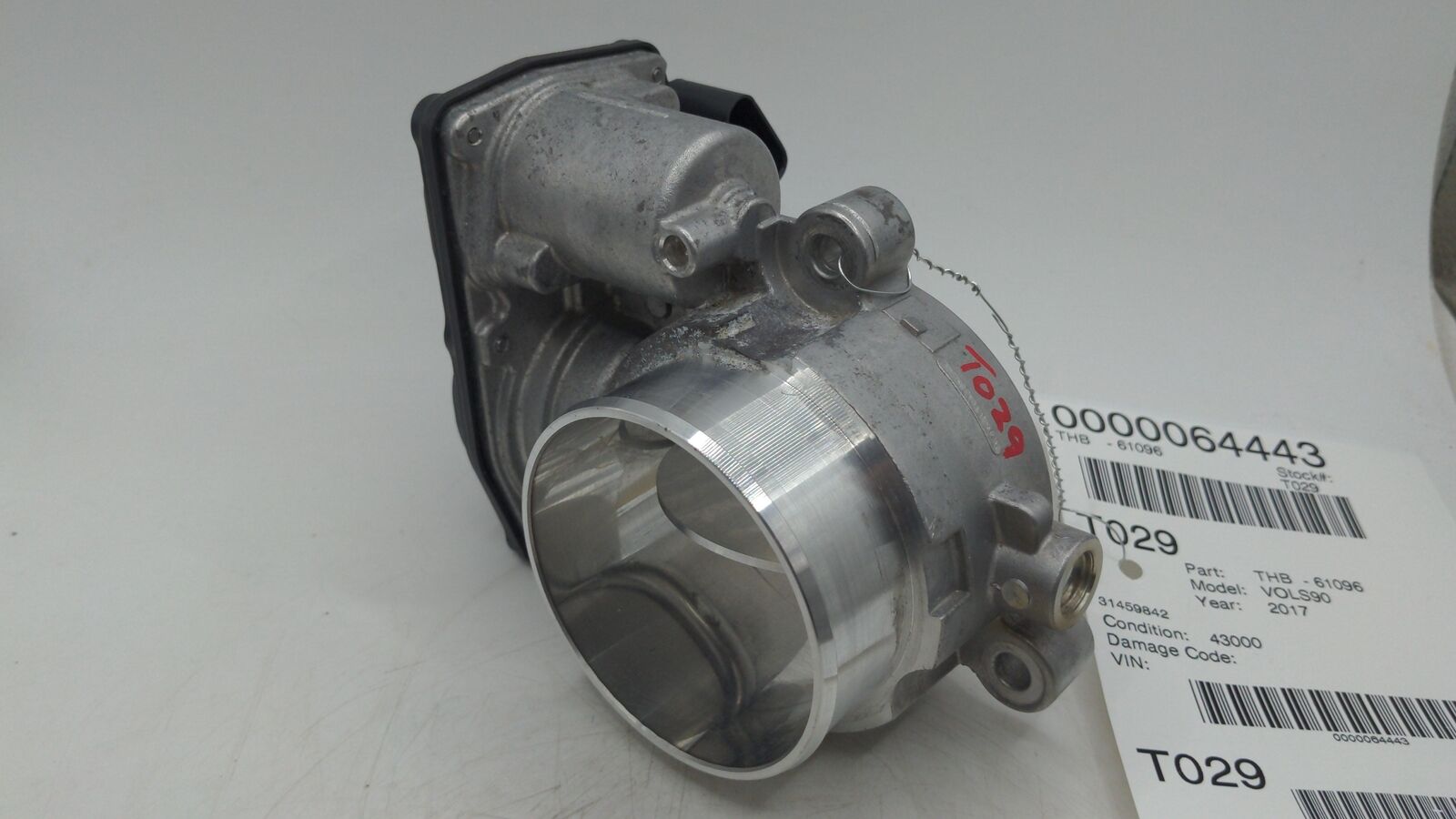 17 VOLVO S90 Throttle Body valve 31459842-AA 43KM'S