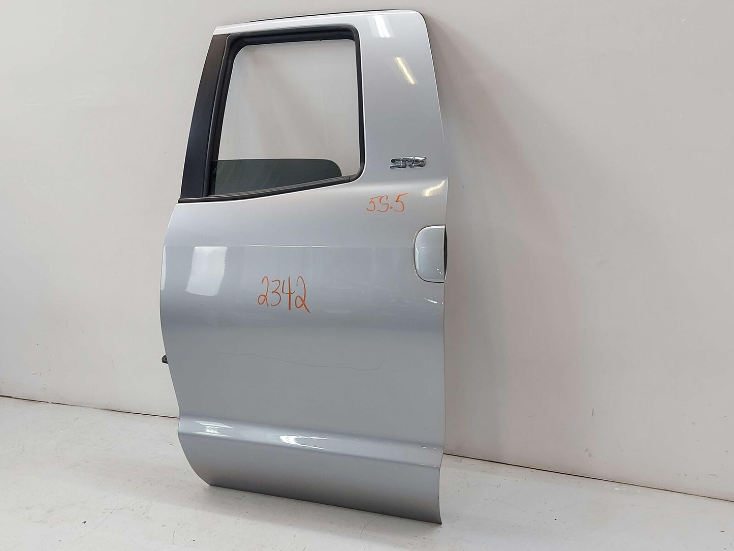 07-21 TOYOTA TUNDRA SR5 REAR LEFT DOOR EXTENDED CAB SILVER SKY 1D6 670040C112