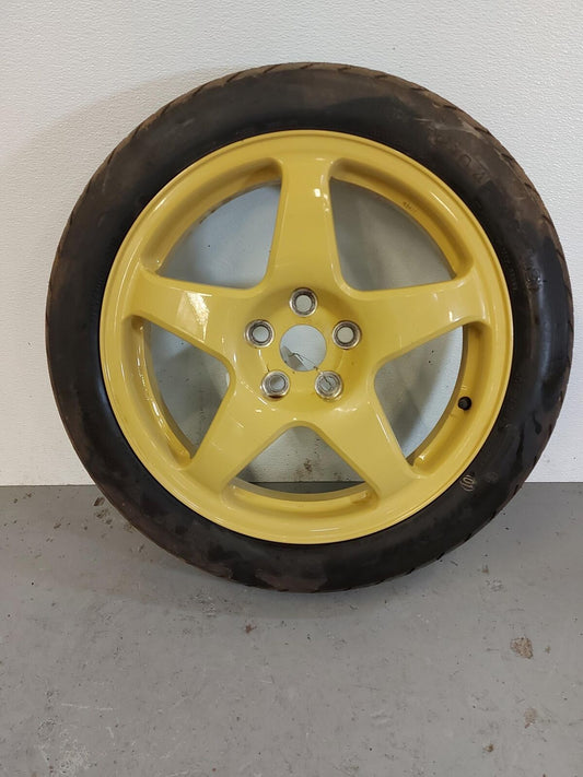 15-23 Lexus RC350 Alloy Compact Spare Wheel T145/70D18 18X4 Yellow 5 Spoke