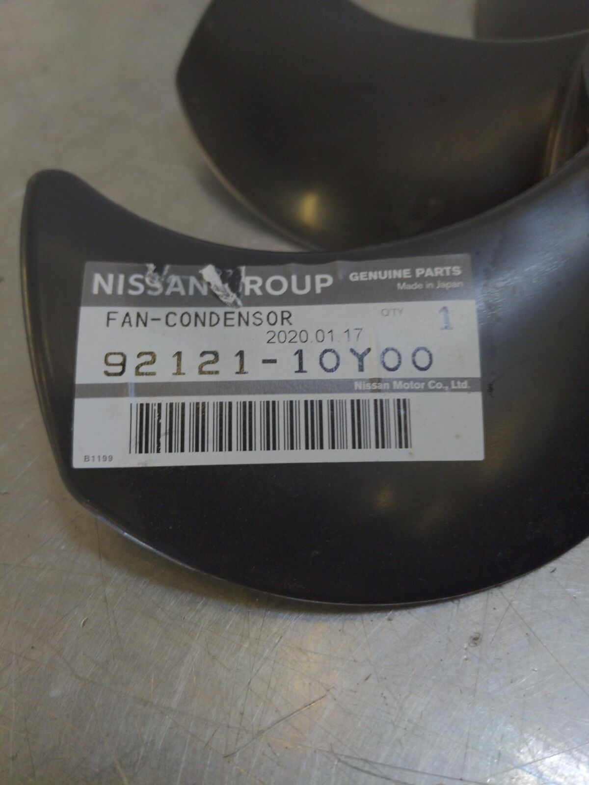 1999 NISSAN SKYLINE GT R34 Fan Blade 92121-10y00 New Oem Condensor Fan Blade