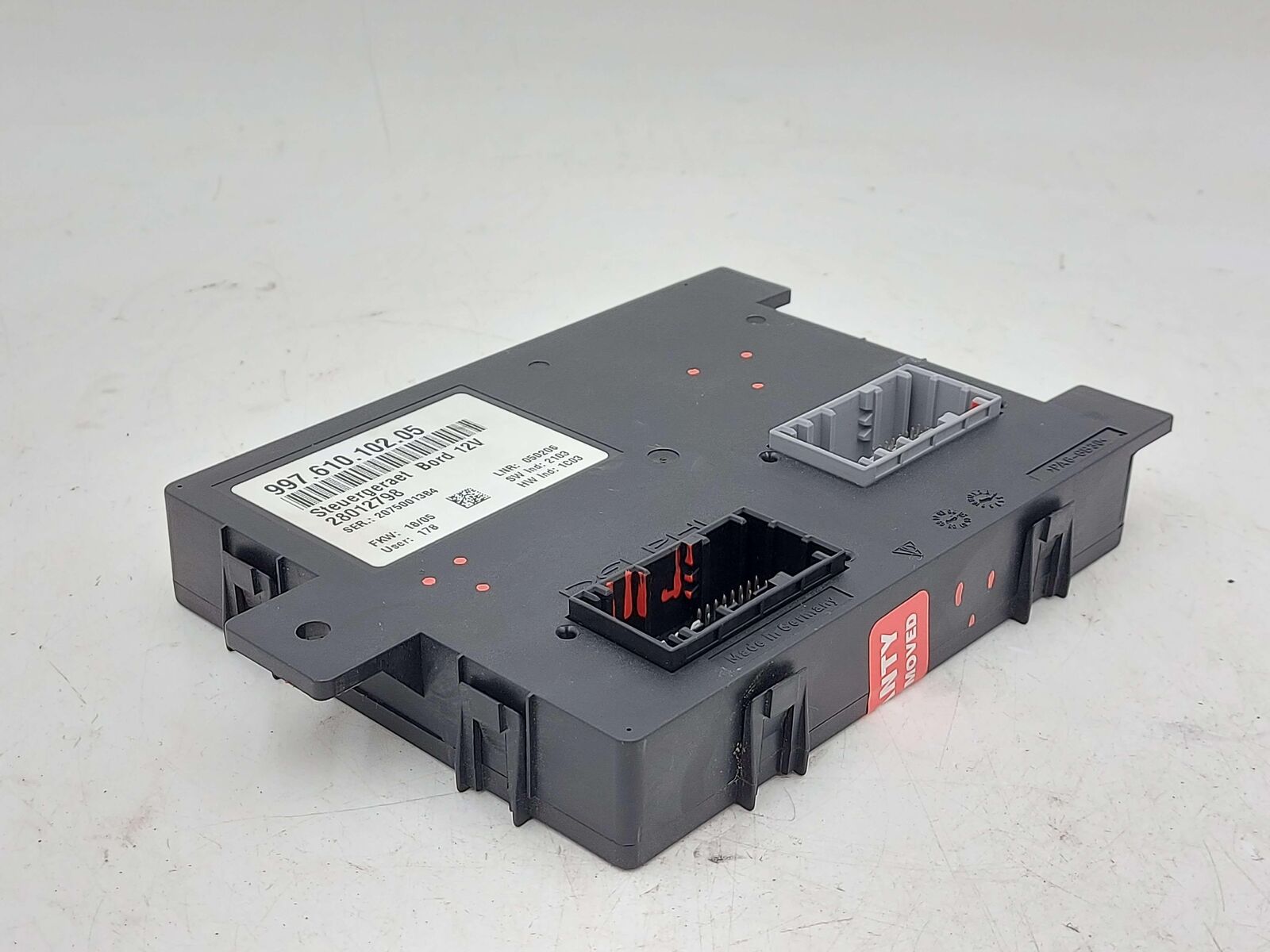 Porsche 911 997 Carrera S BCM MULTIPLEX NETWORK GATEWAY CONTROL MODULE