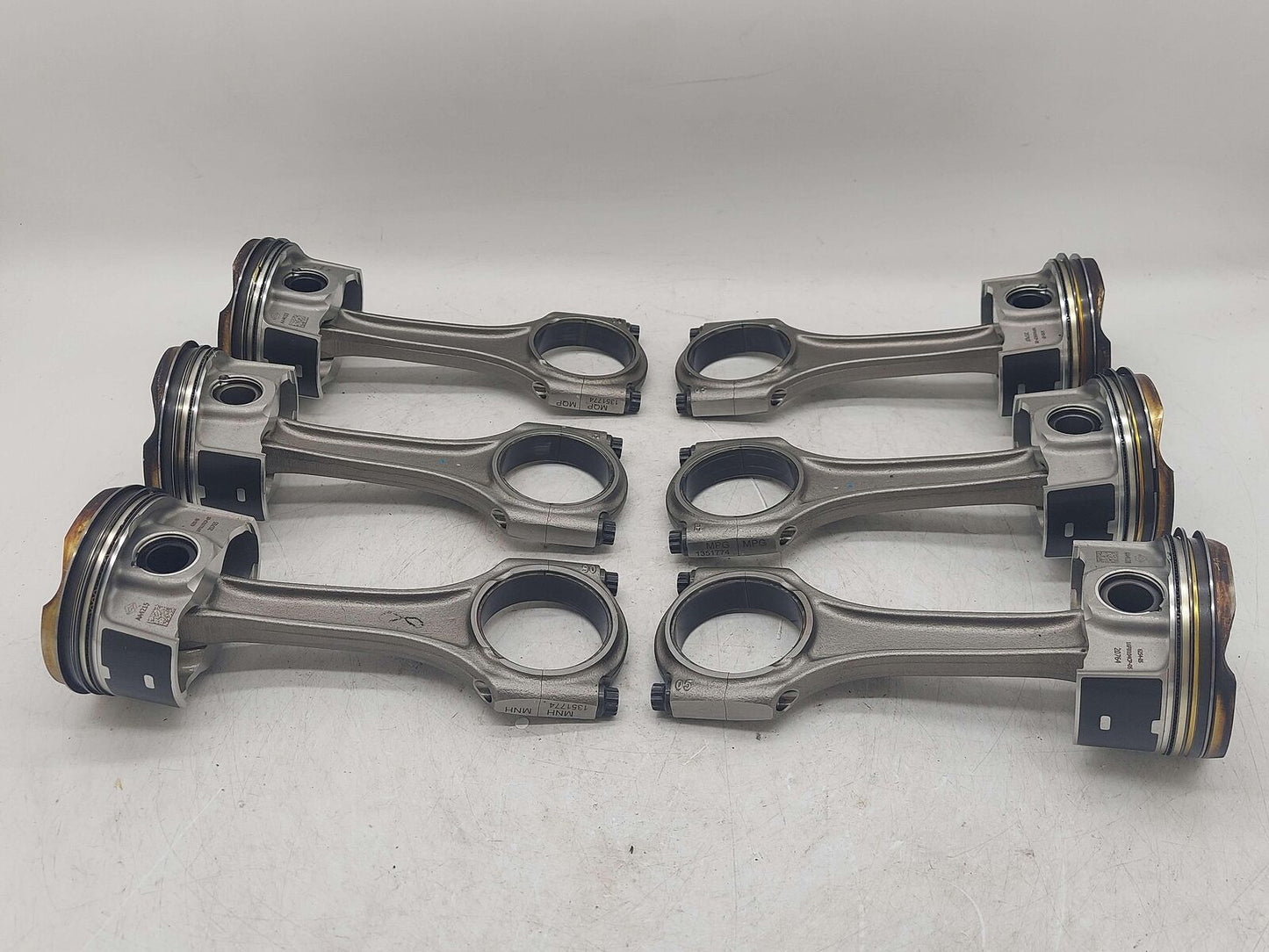 2023 MCLAREN ARTURA 3.0L V6 SET OF 6 PISTON & RODS 16FB104CP