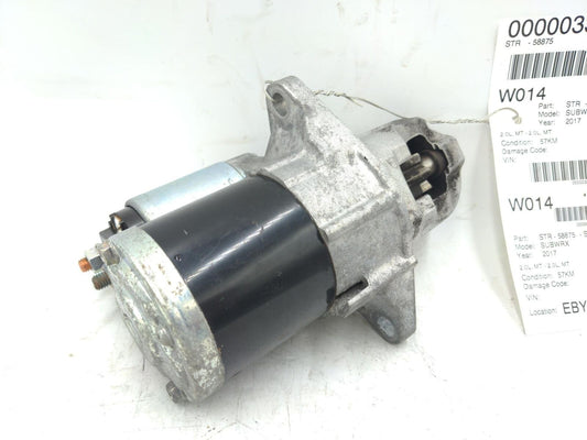 15-21 SUBARU WRX STARTER MOTOR 23300AA631 2.0L MANUAL TRANSMISSION