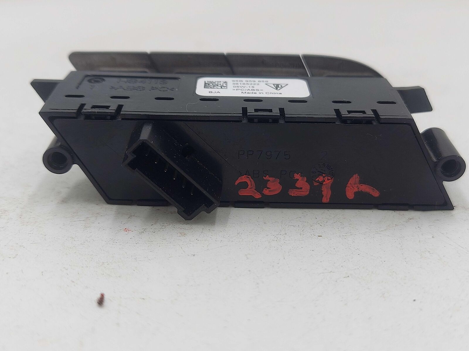 2016 PORSCHE MACAN S 95B FRONT RIGHT SEAT MEMORY SWITCH 95B959856