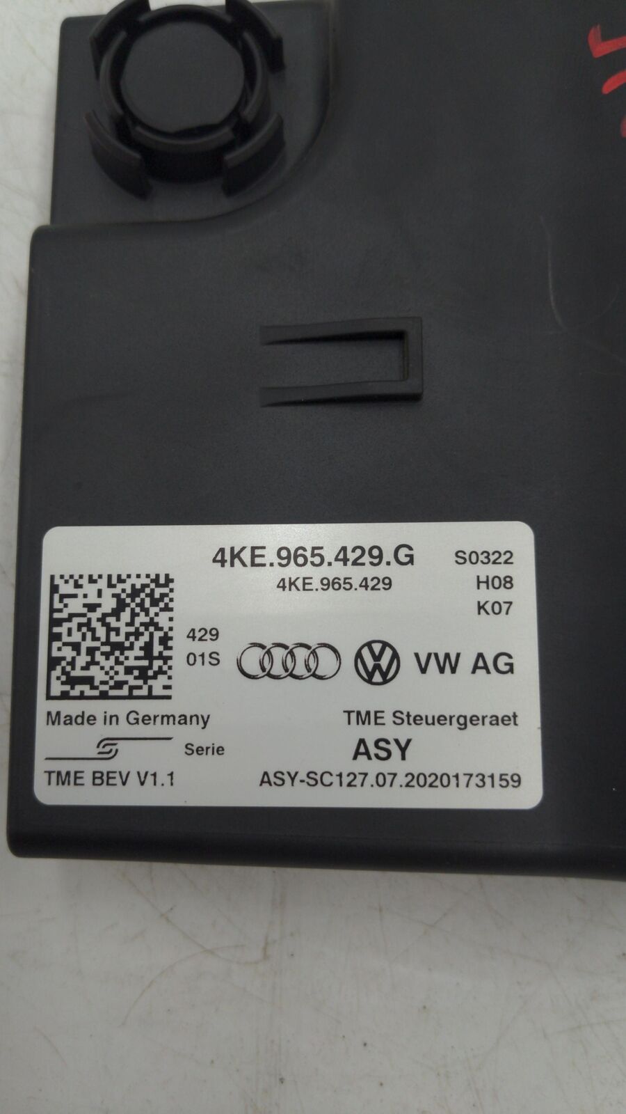 2020 PORSCHE TAYCAN 4ke965429g Refrigerant Module 4KE.965.429.G