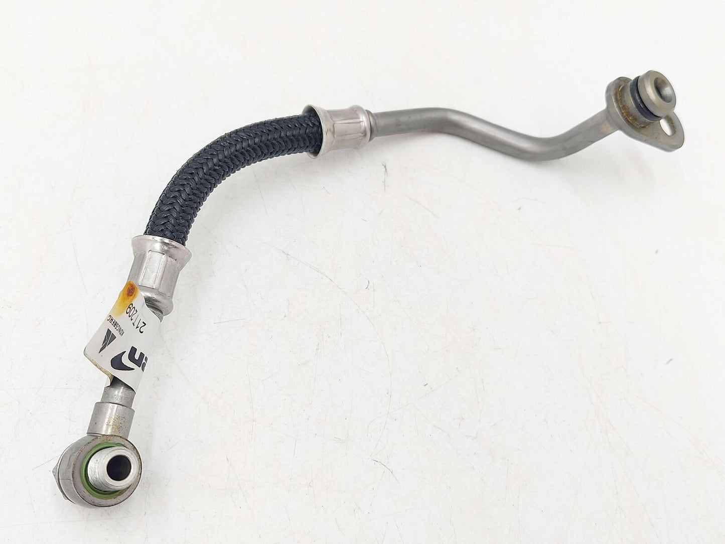 2023 McLaren Artura Oil Cooler Line LH Left Turbo Oil Feed Line 16FA365CP