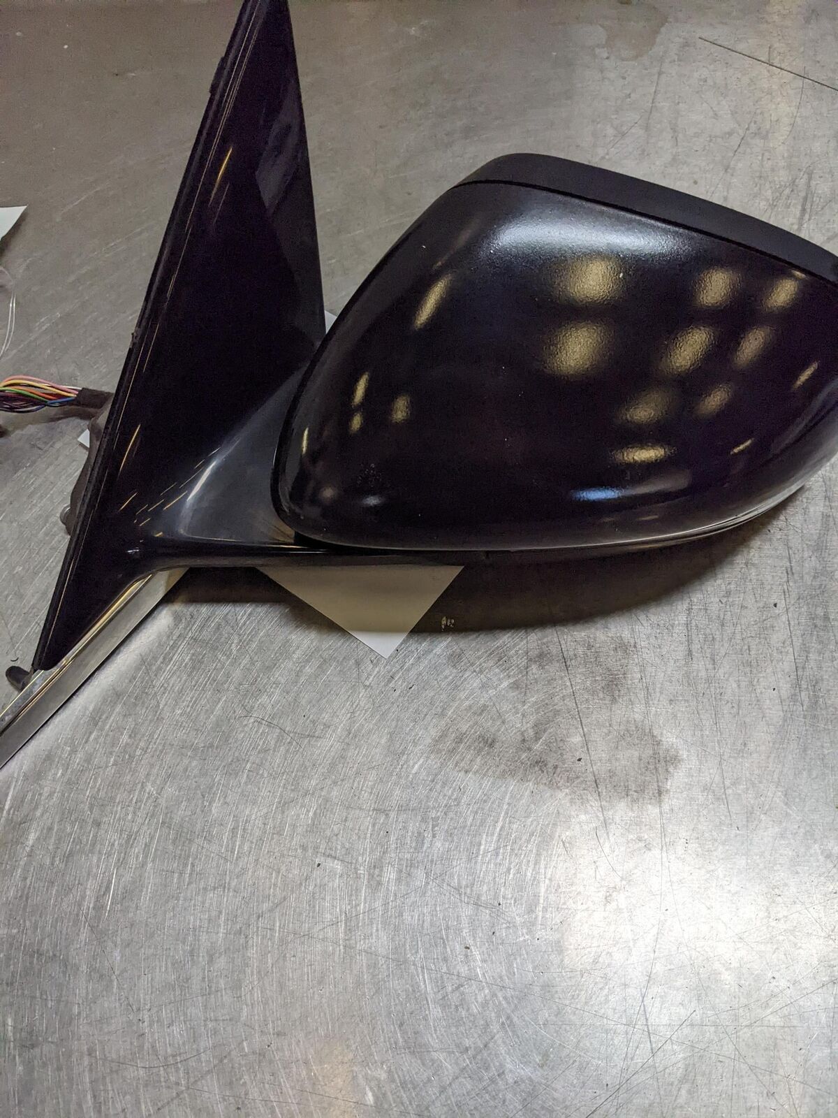 10-15 JAGUAR XF LH Left Door Mirror Black Blind Spot Alert