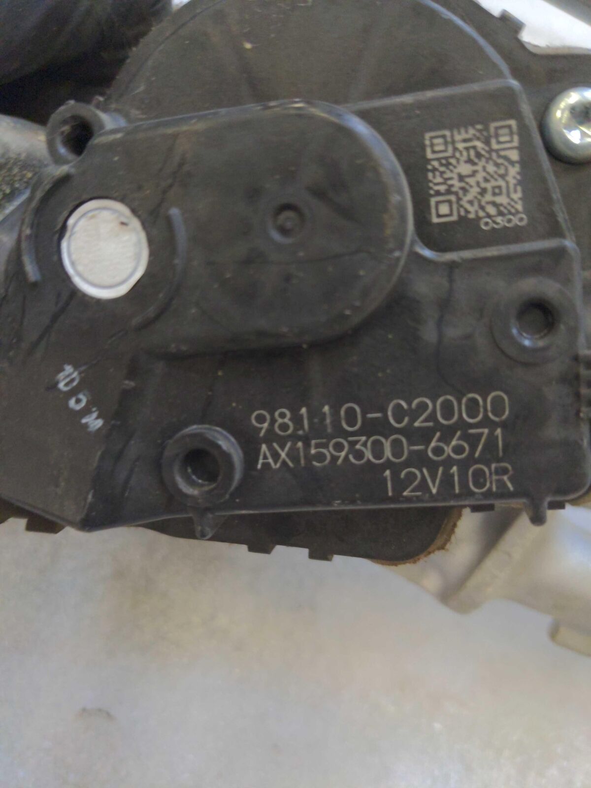 K246 2015 HYUNDAI SONATA Front Windshield Wiper Motor With Linkage 98110c2000