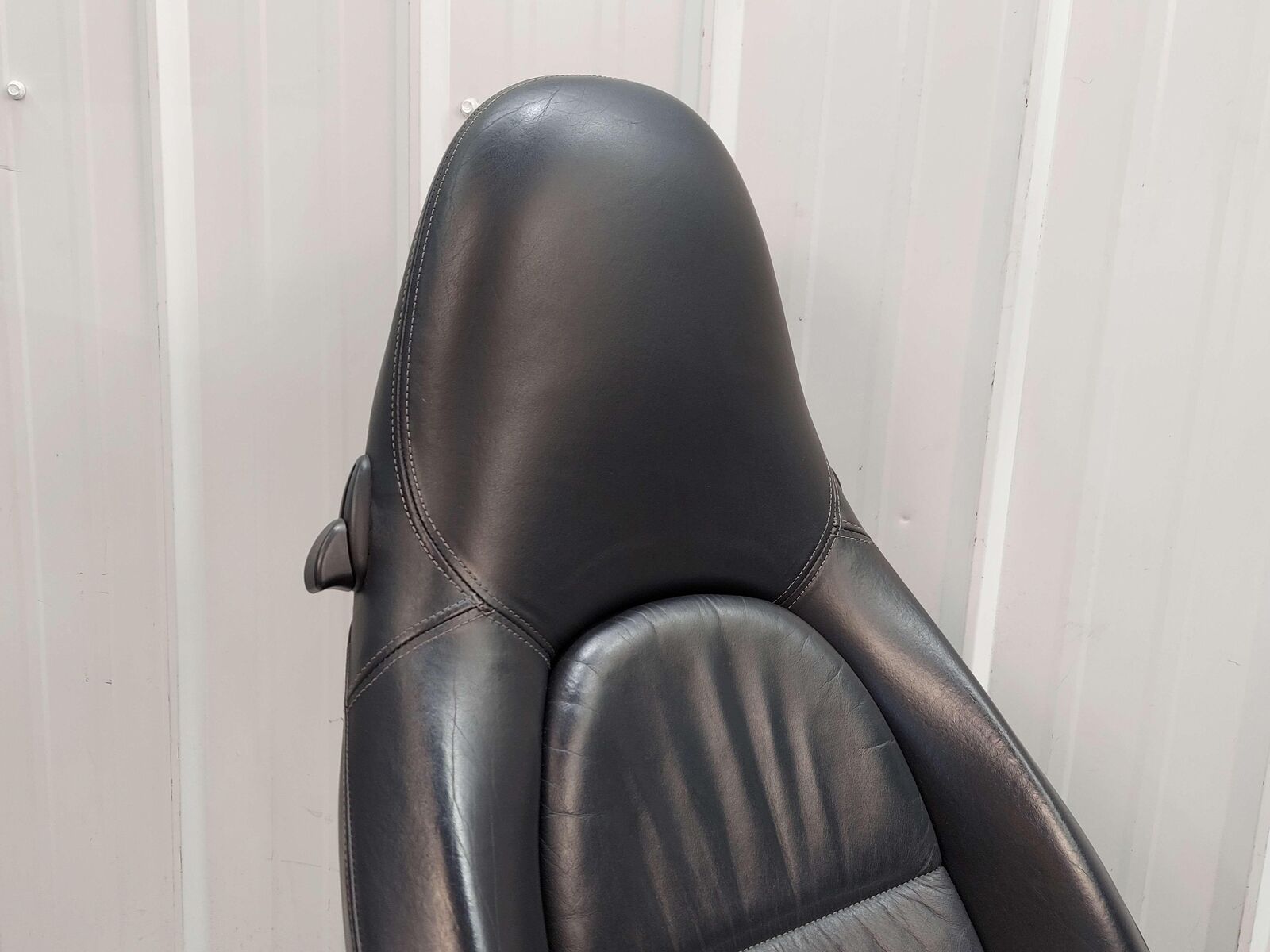 00-01 PORSCHE 911 996 CARRERA CABRIOLET FRONT RIGHT SEAT LEATHER BLACK