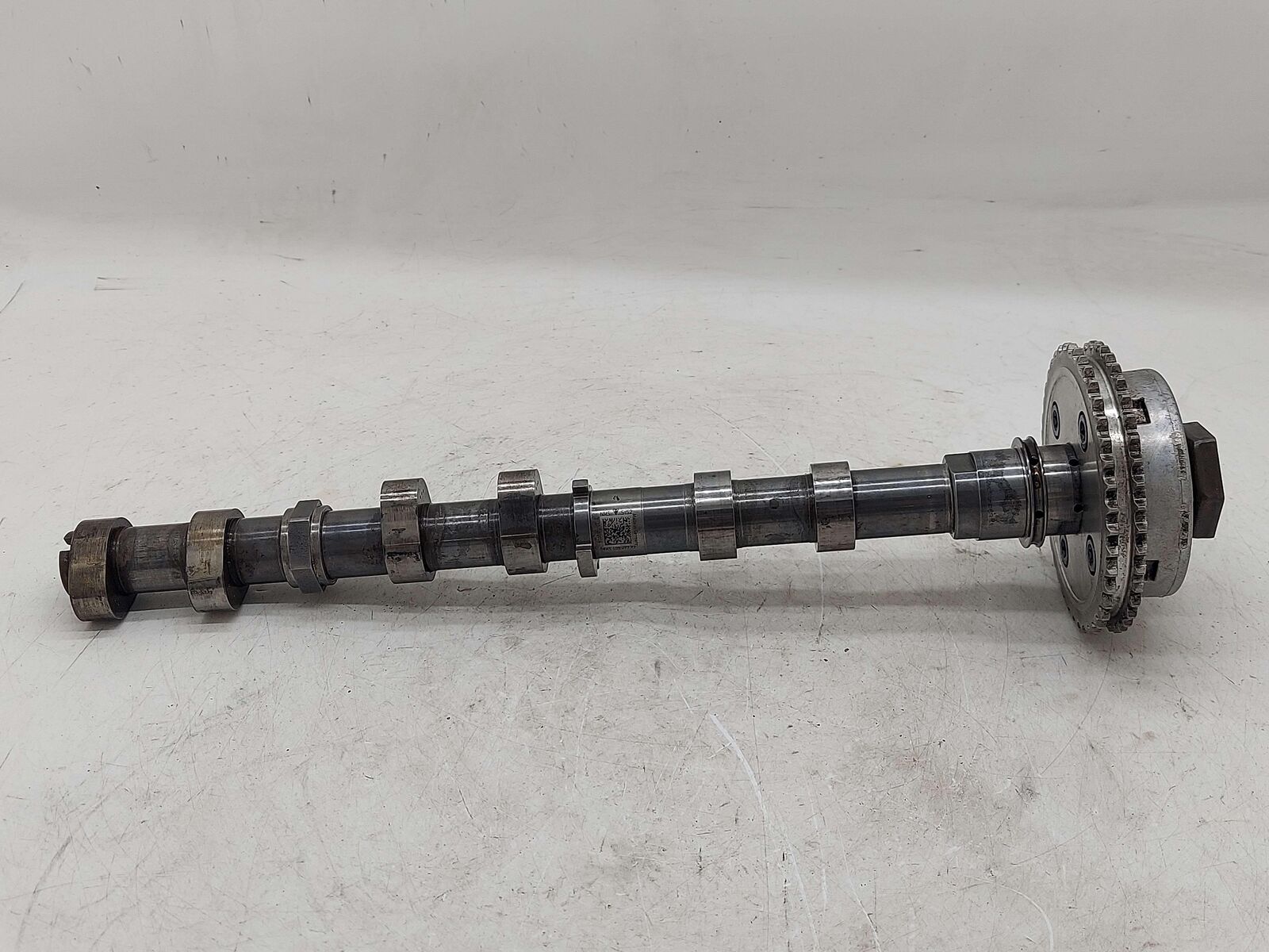 2014 PORSCHE 911 991 GT3 3.8L MA1.75 LEFT EXHAUST CAMSHAFT W/ GEAR ADJUSTER