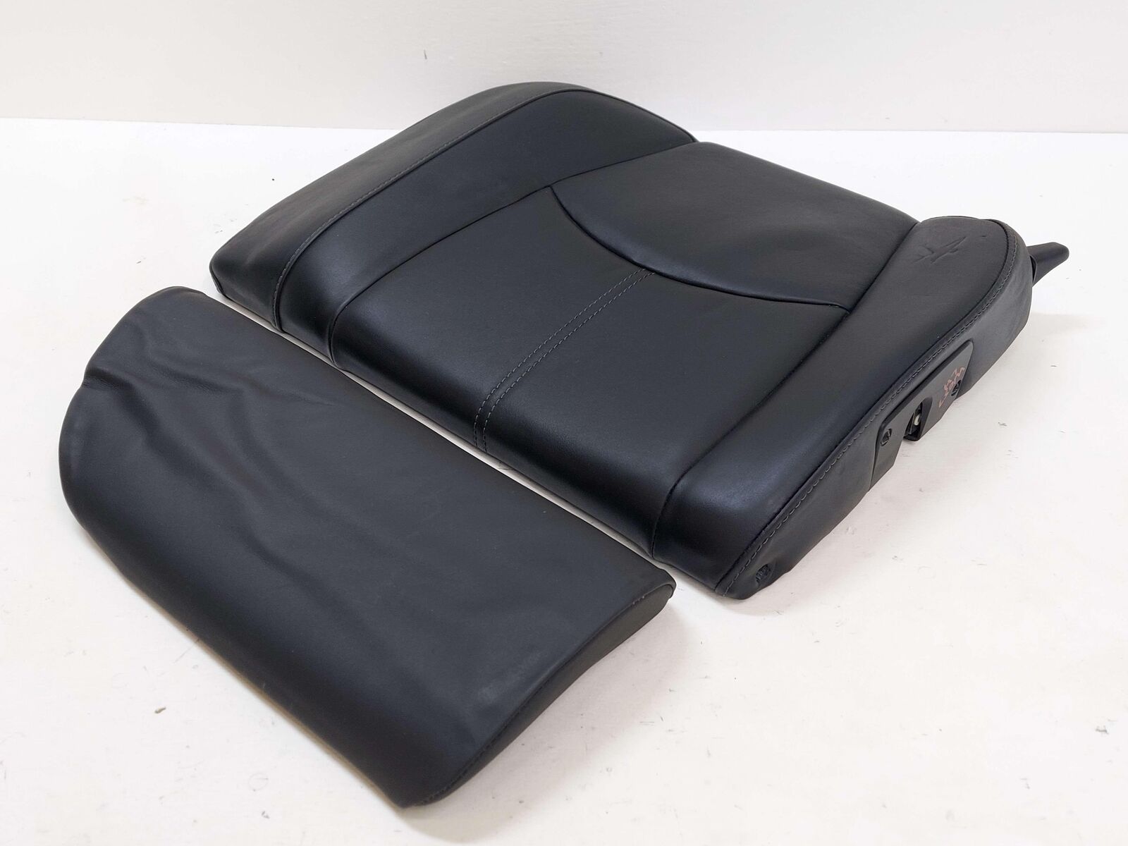 05-12 Porsche 911 997 Carrera S REAR LEFT SEAT BACK BLACK LEATHER CONVERTIBLE