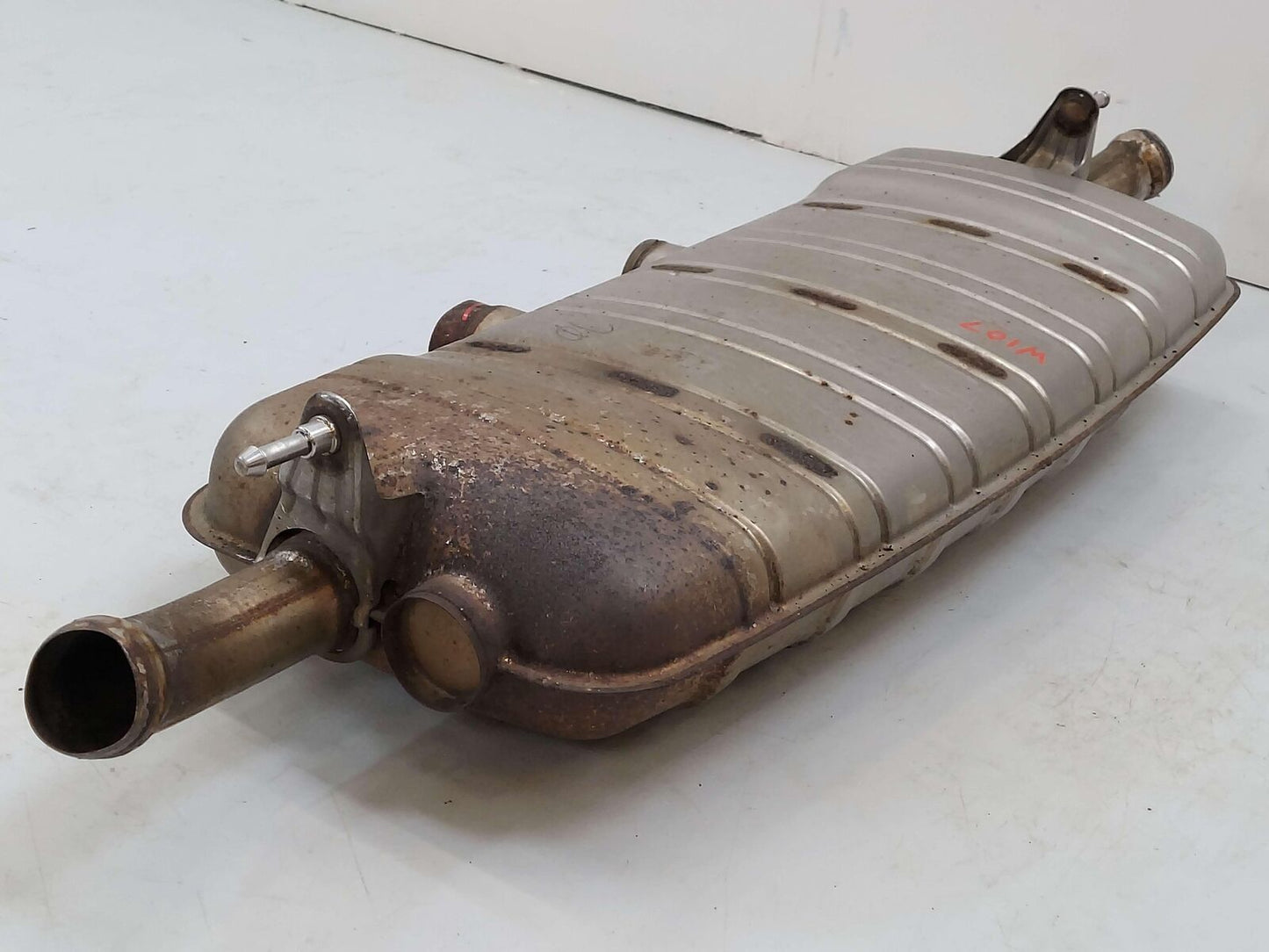 13-16 Porsche Cayenne 958 Diesel Exhaust Muffler 95811191080 146K KMS