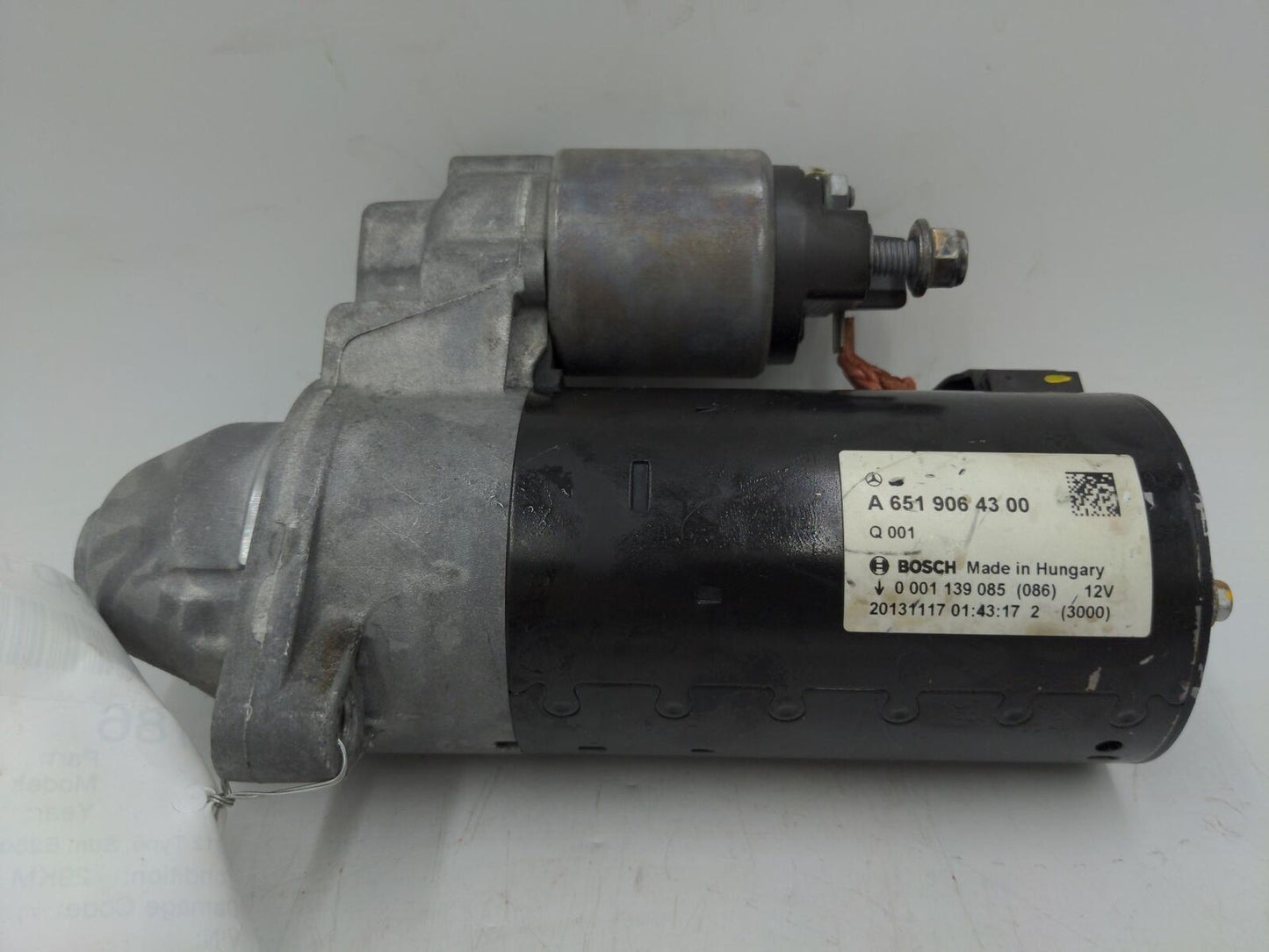 14 15 16 MERCEDES E250 Starter Motor A6519064300 212 Type Sdn E250