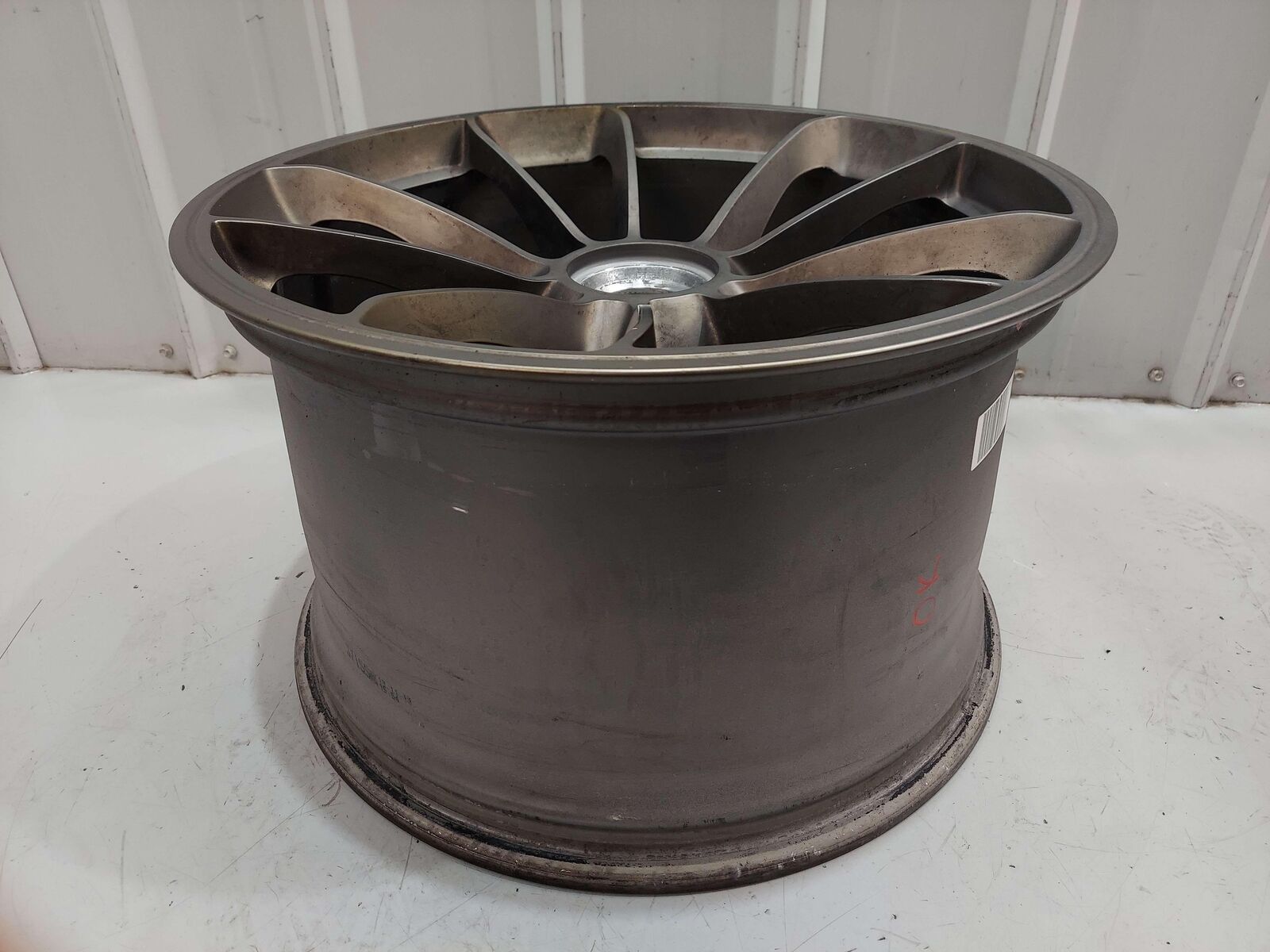 14-16 PORSCHE 911 991 GT3 REAR WHEEL RIM 20X12 10 SPOKE ALLOY *NOTE