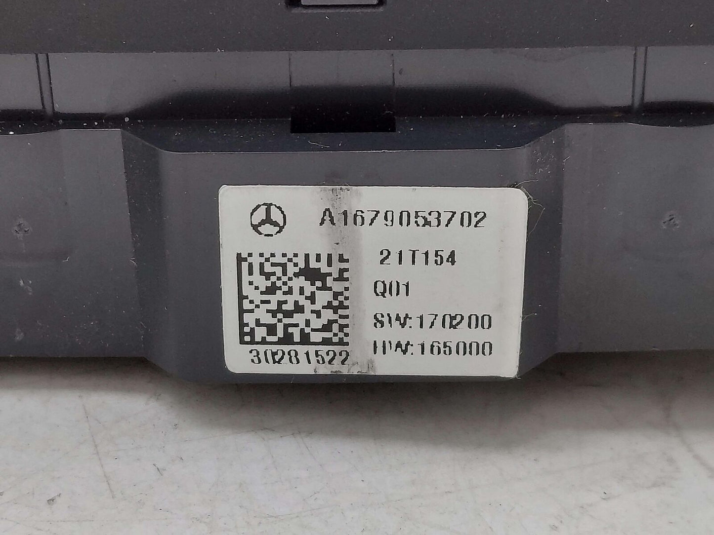 2021 MERCEDES GLS580 X167 SUSPENSION RIDE HEIGHT CONTROL SWITCH 1679053702