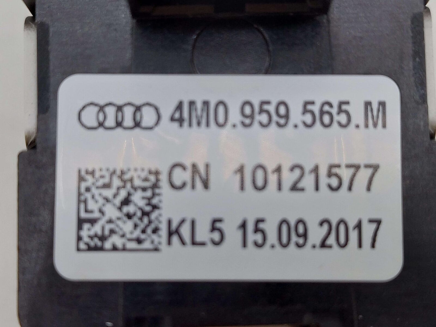 2018 Audi Rs5 Front LH Left Door Power Mirror Switch 4M0959565M