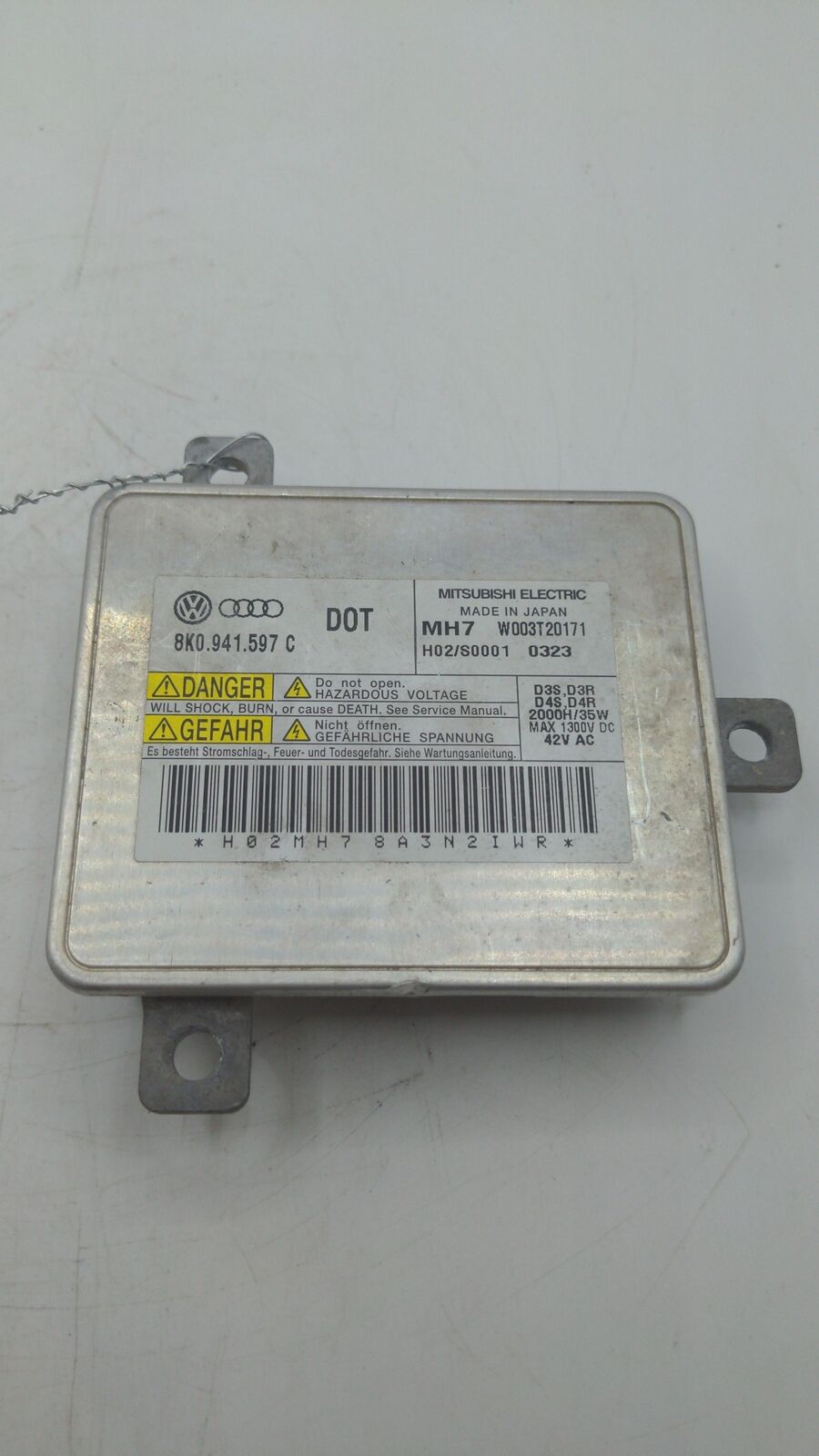 10 AUDI Q5 8K0941597 Xenon Ballast HID Module Control Unit Computer #1