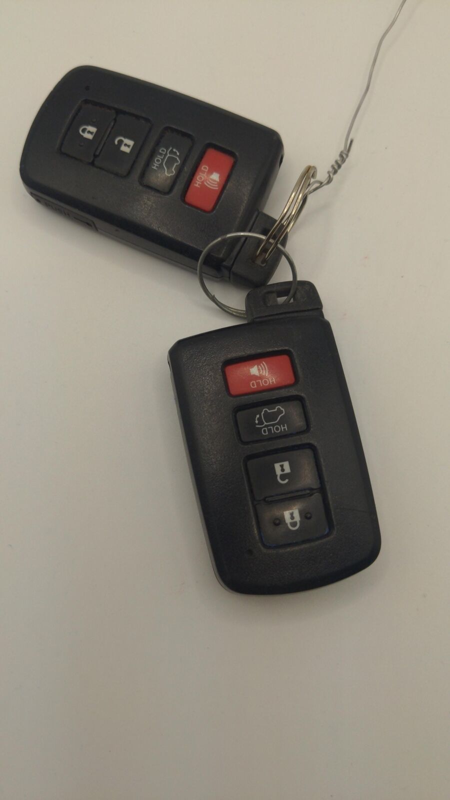 14-15 Toyota Highlander Ignition Switch Remote Key Fob x2 1551A14FBA